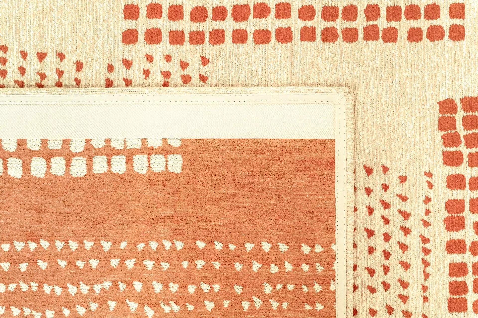 Teppich ZEN beige mit Orange