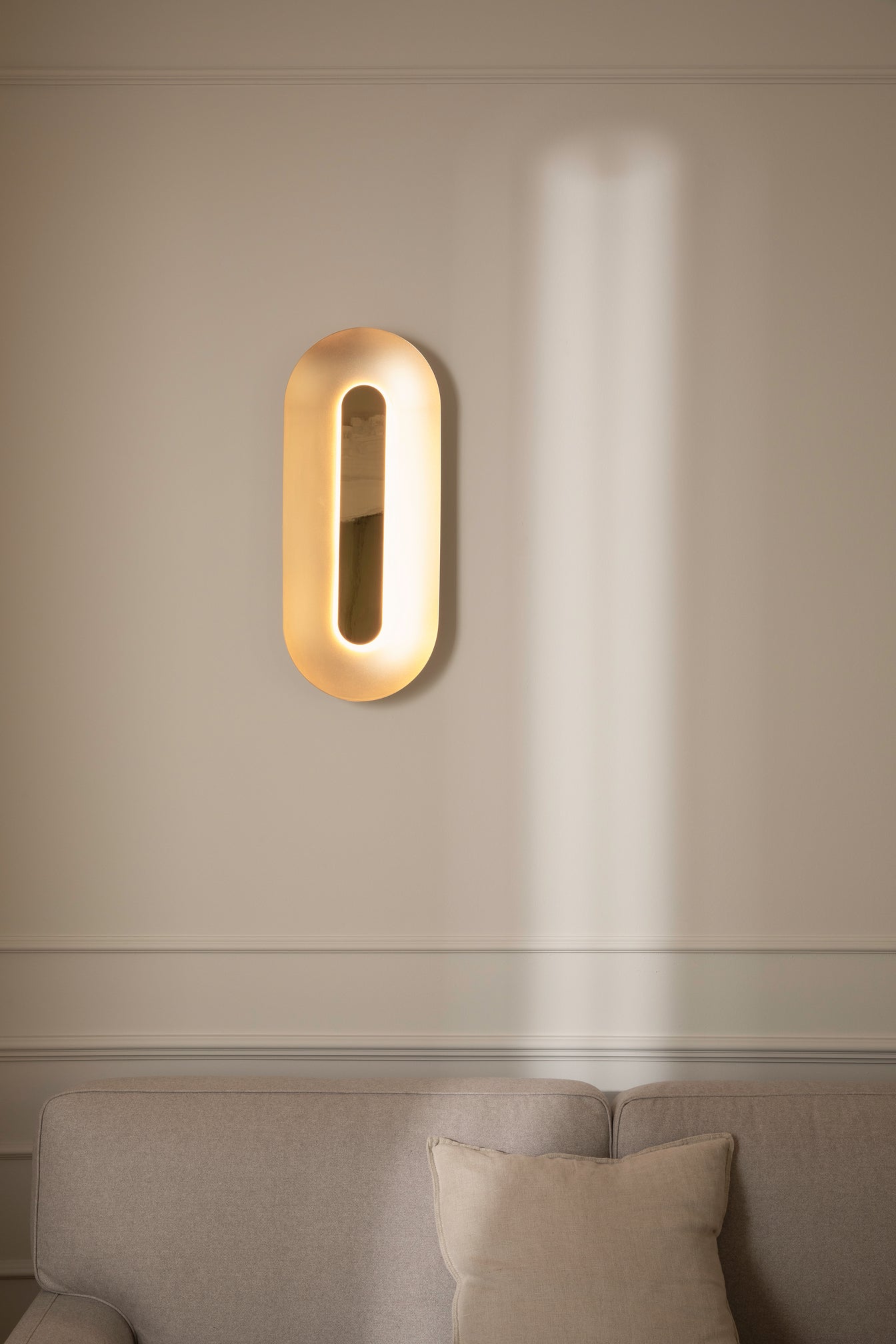 Lampa ścienna SASI mosiężny