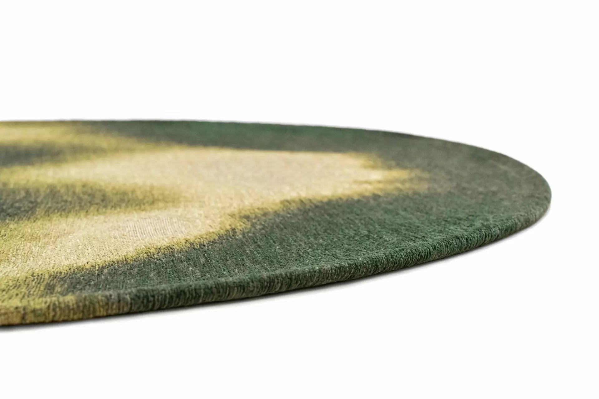 Dywan owalny AQUARELLE LEAF zielony z żółtym