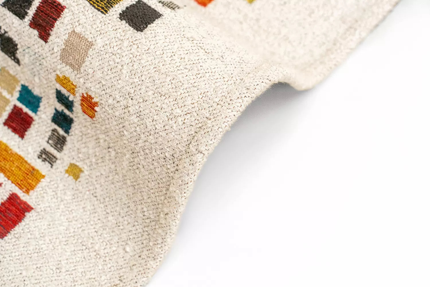 Dywan CUBIK beżowy z kolorowym wzorem