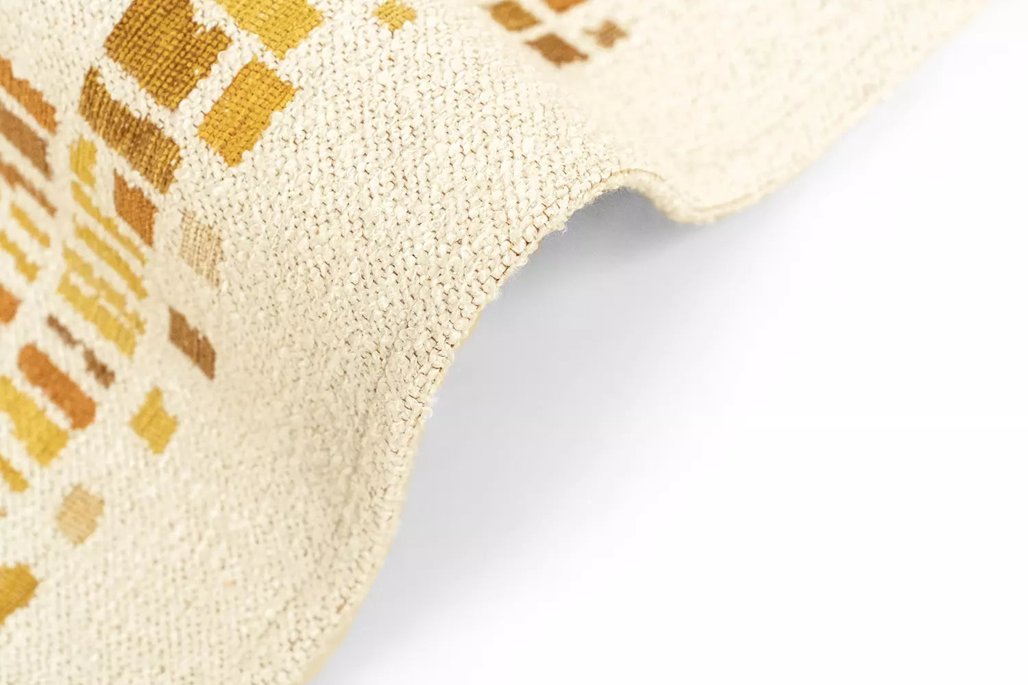 Teppich CUBIK beige mit Orange und Gelb