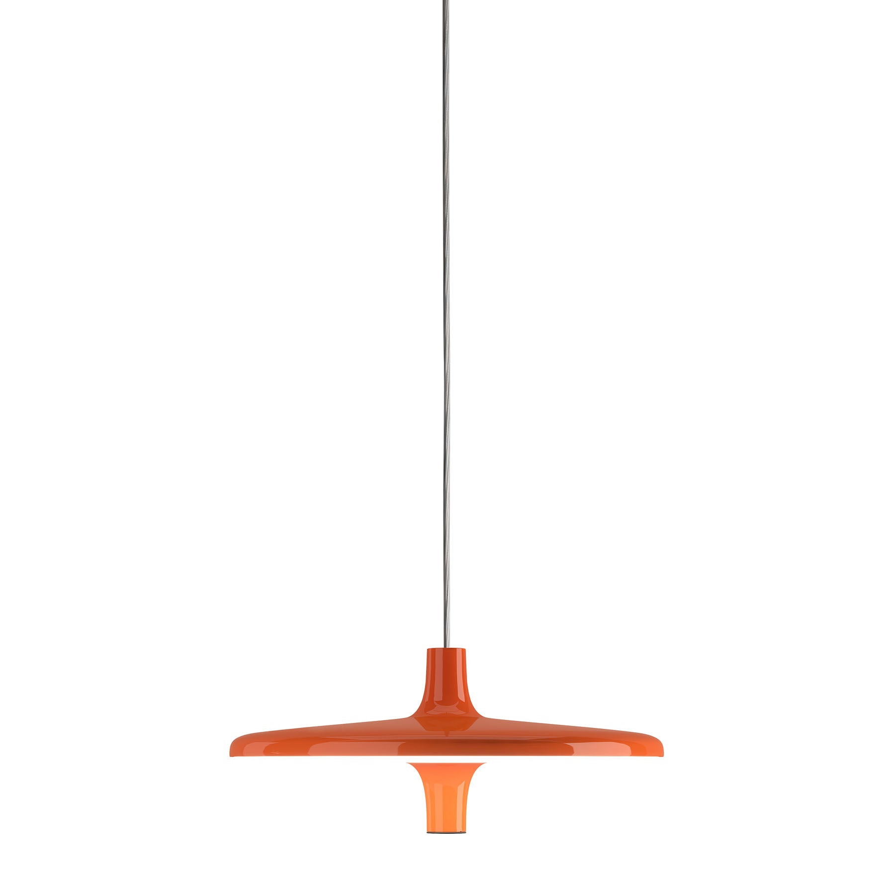 Hängelampe AVRO in glänzendem Orange