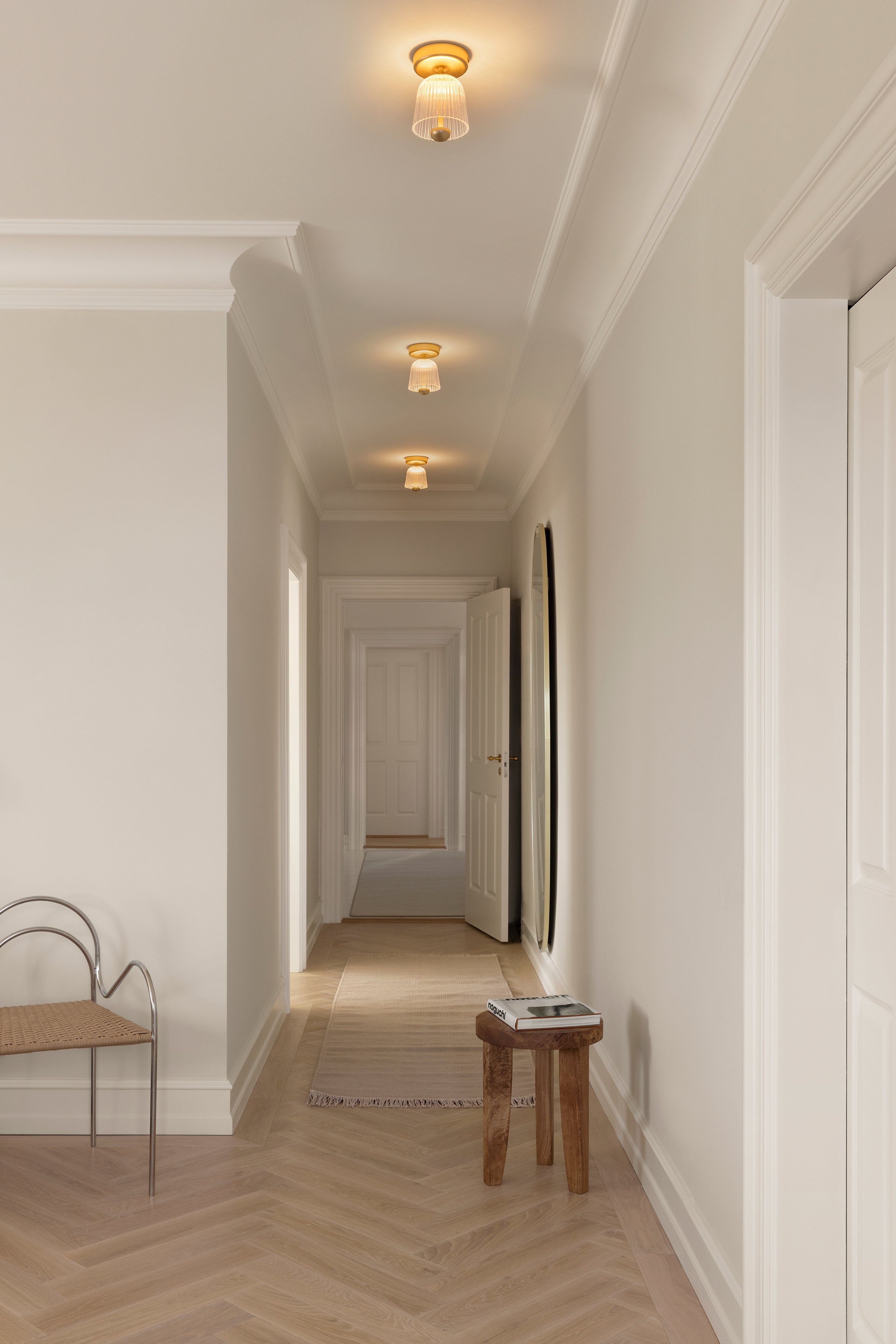 ASTEEA Ceiling Lamp Gold with Transparent