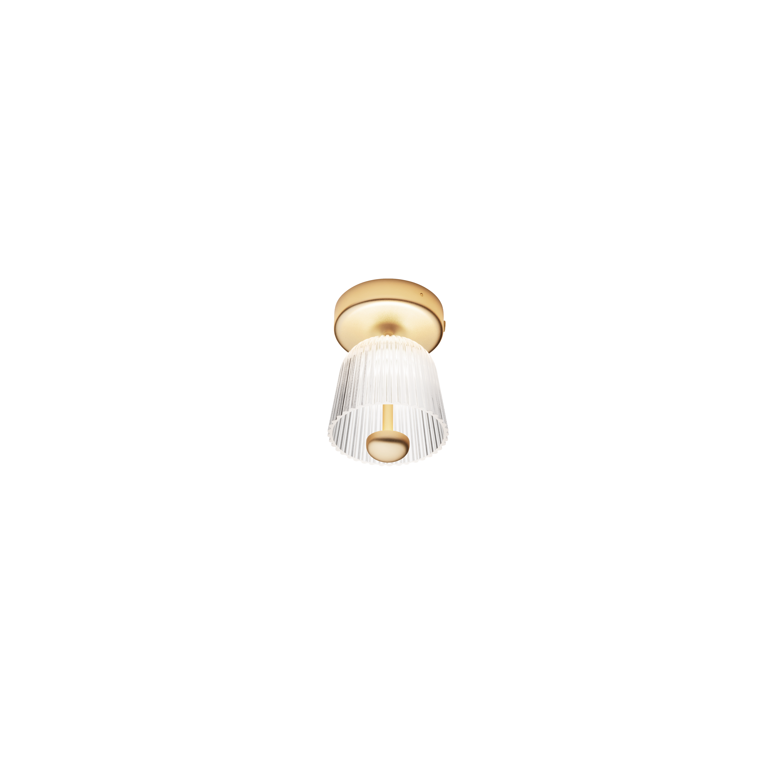 ASTEEA Ceiling Lamp Gold with Transparent
