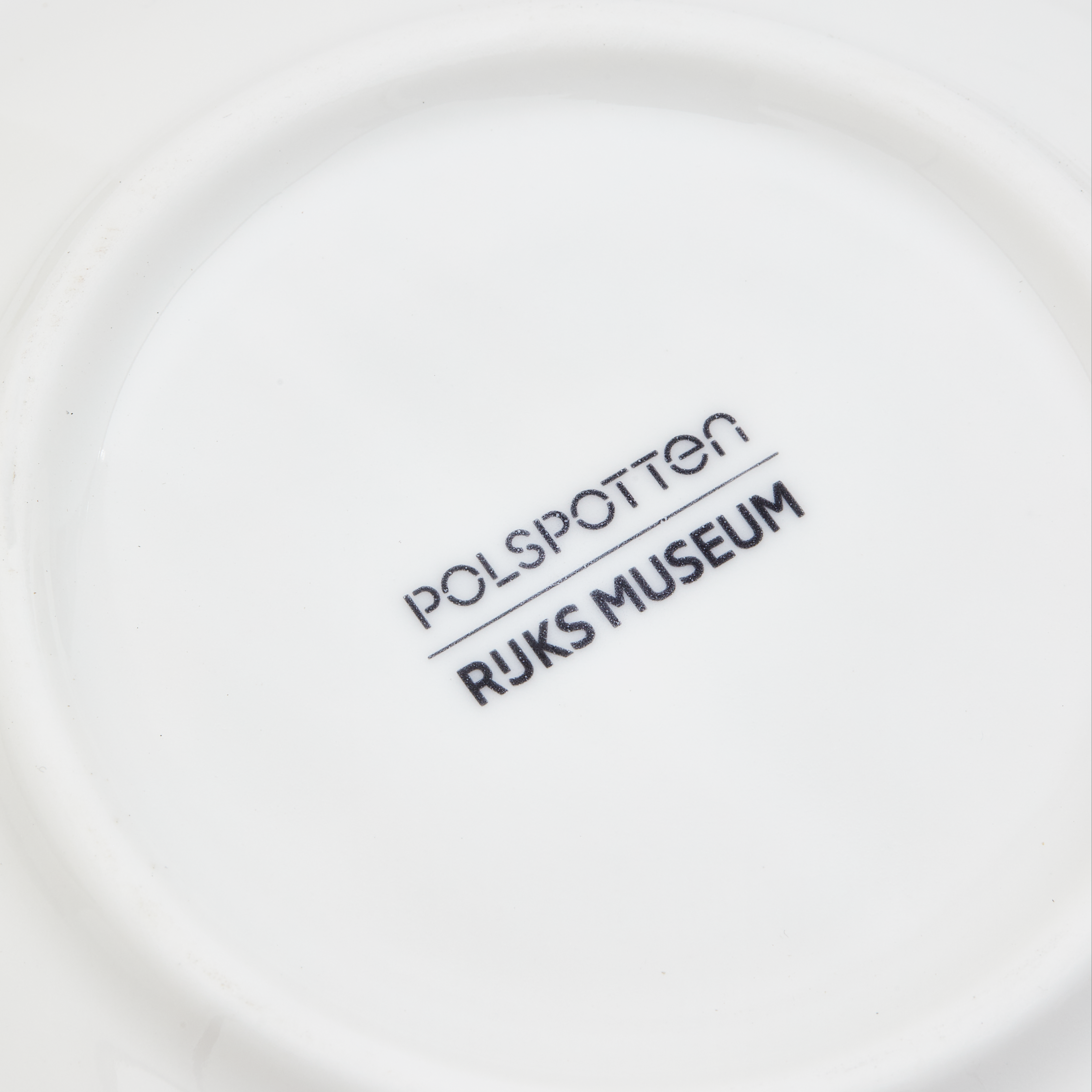 BIRD bowl white with olive and blue