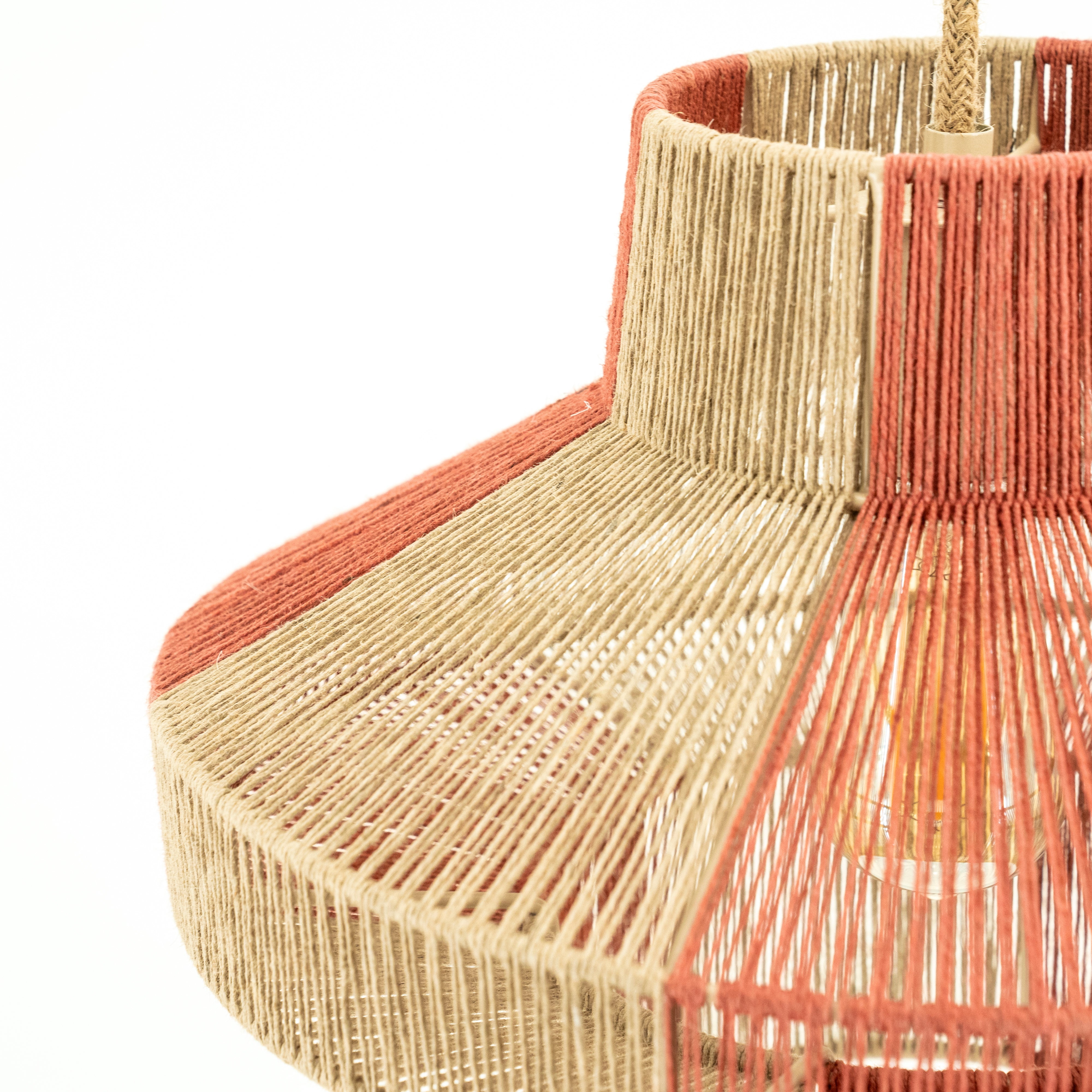 CIRQUE pendant lamp beige with coral