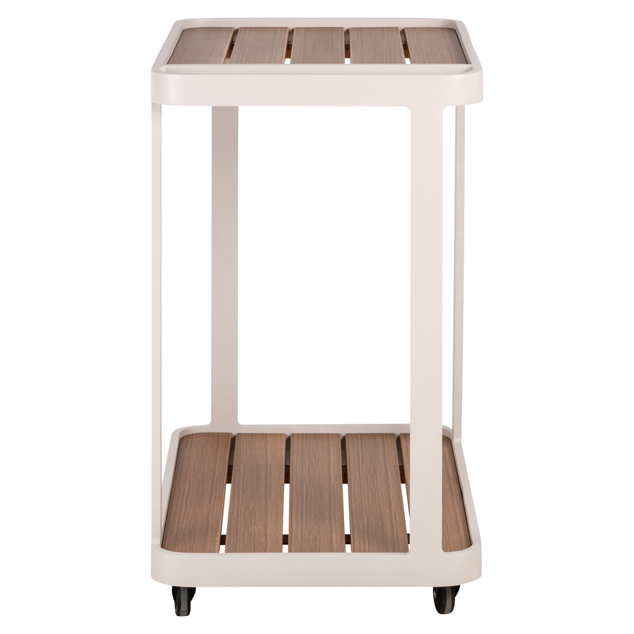 Gartenwagen SPRITZ beige mit Holzplatte