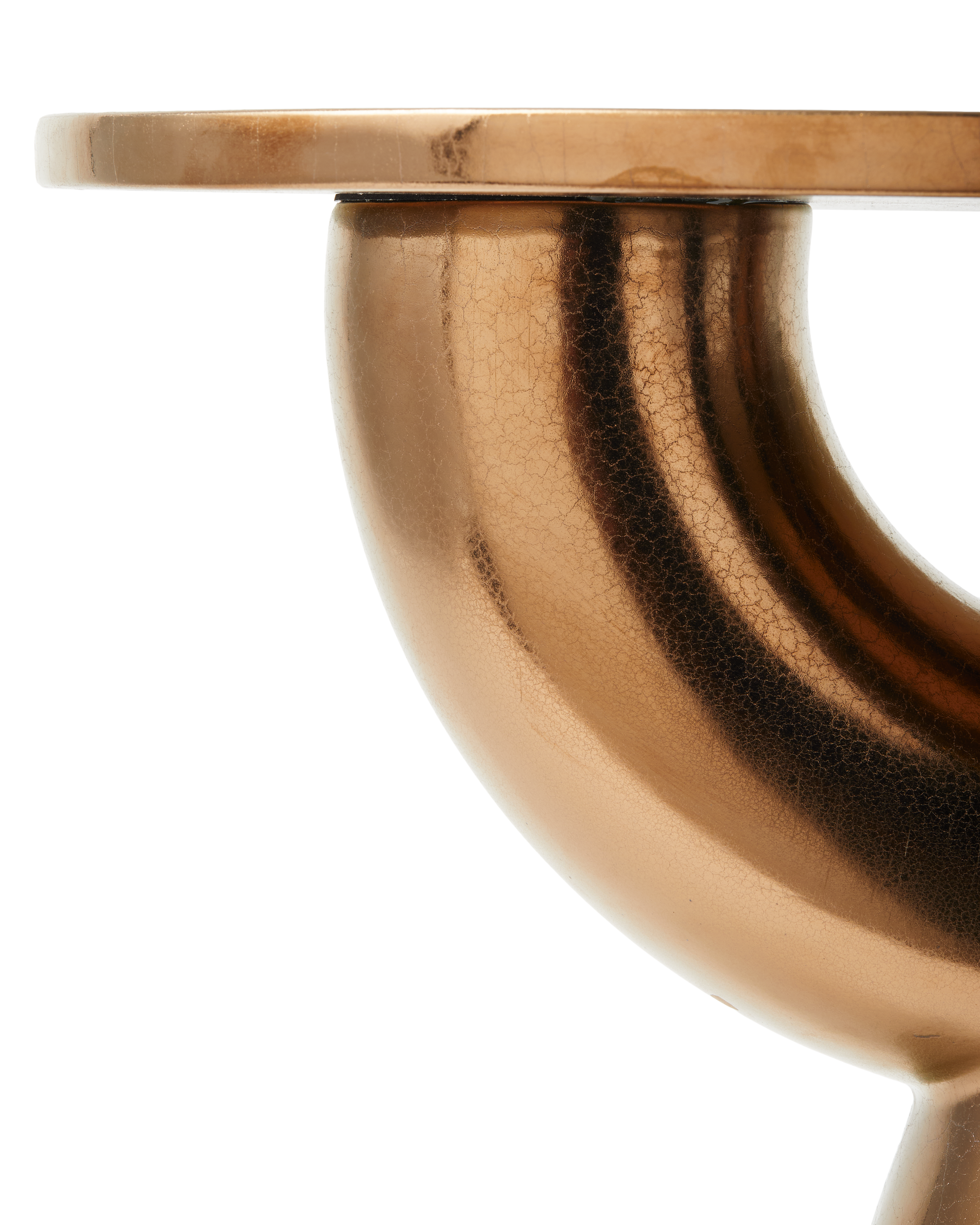 ANISH Side Table Copper Ceramic