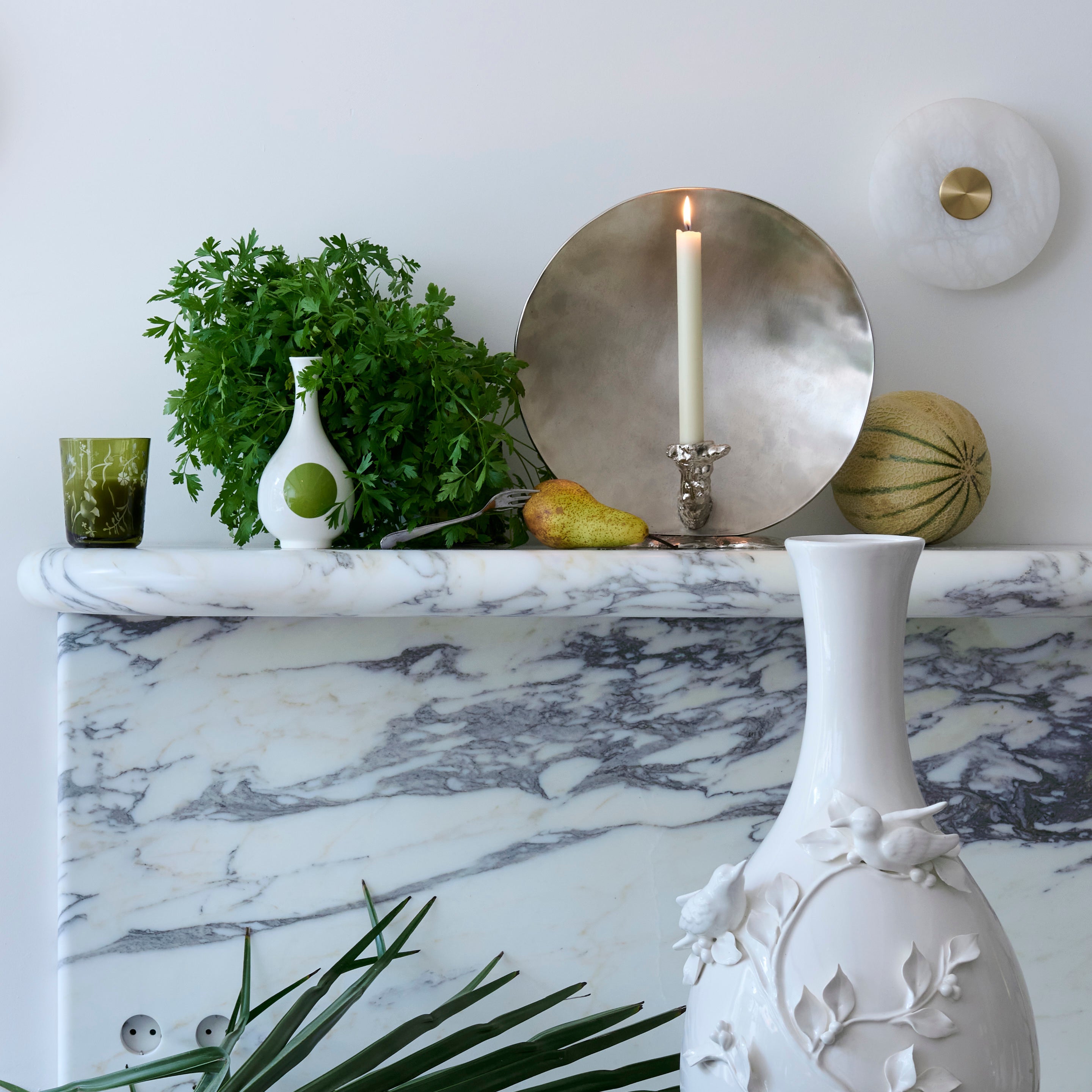 Świecznik SPHERICAL DRIP metalowy