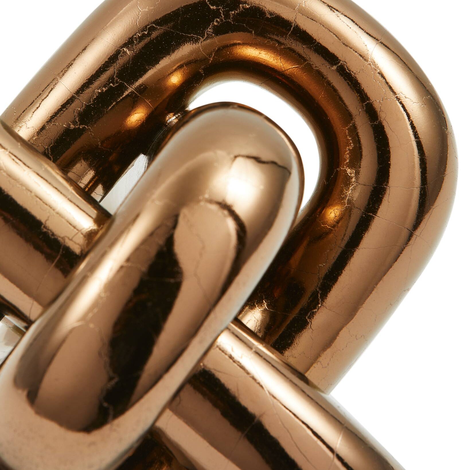 Figurka dekoracyjna MOVING CHAIN miedziany