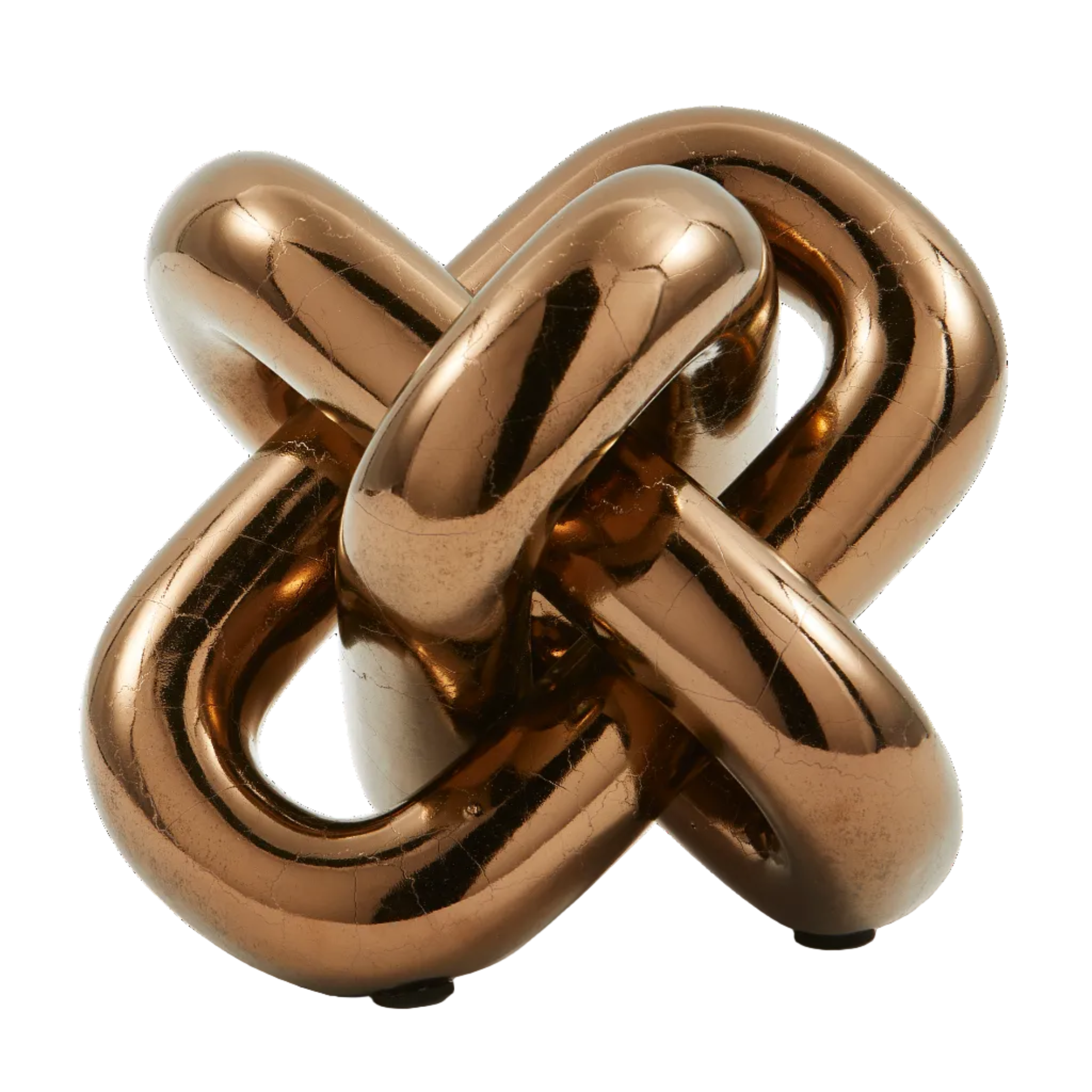 Figurka dekoracyjna MOVING CHAIN miedziany