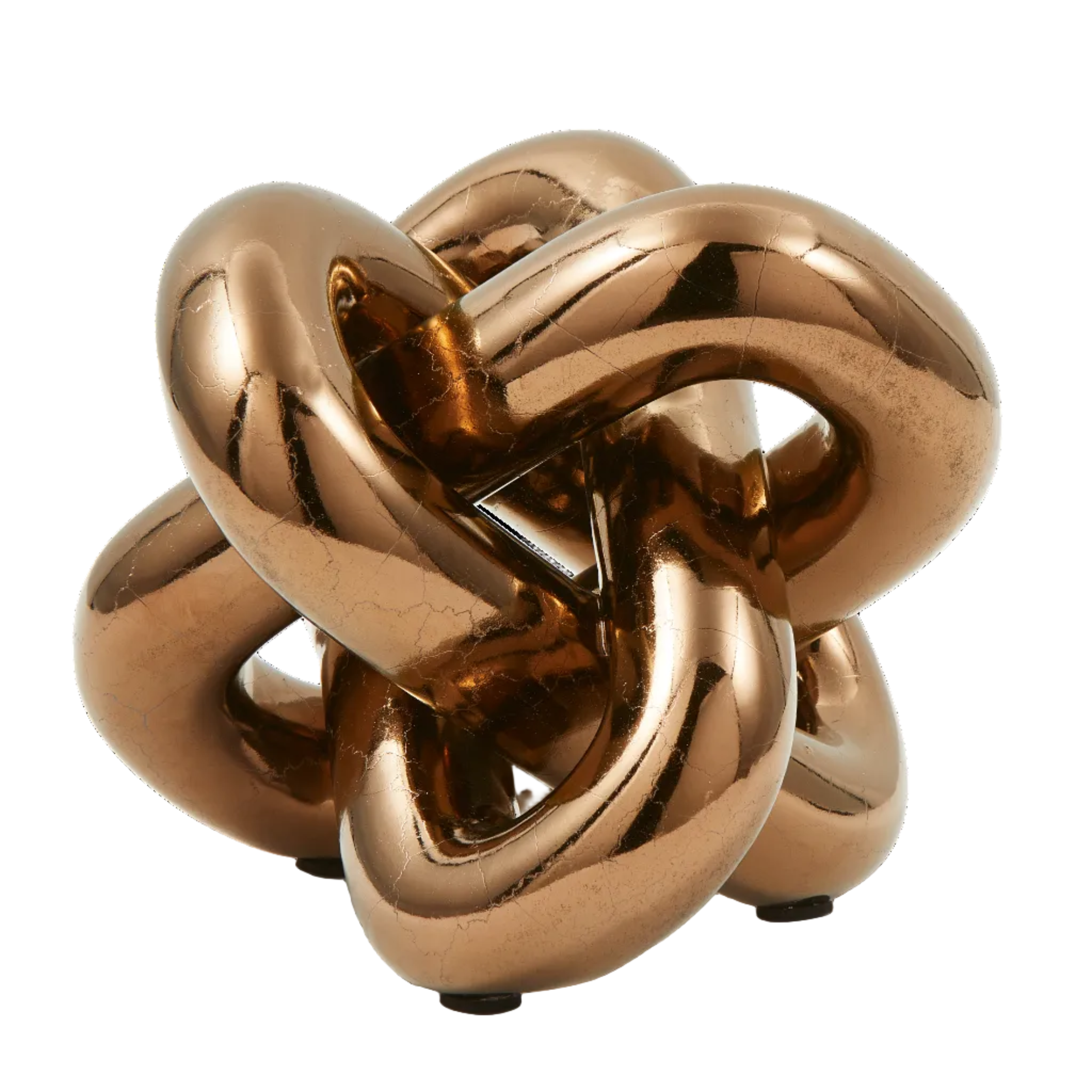 Figurka dekoracyjna MOVING CHAIN miedziany