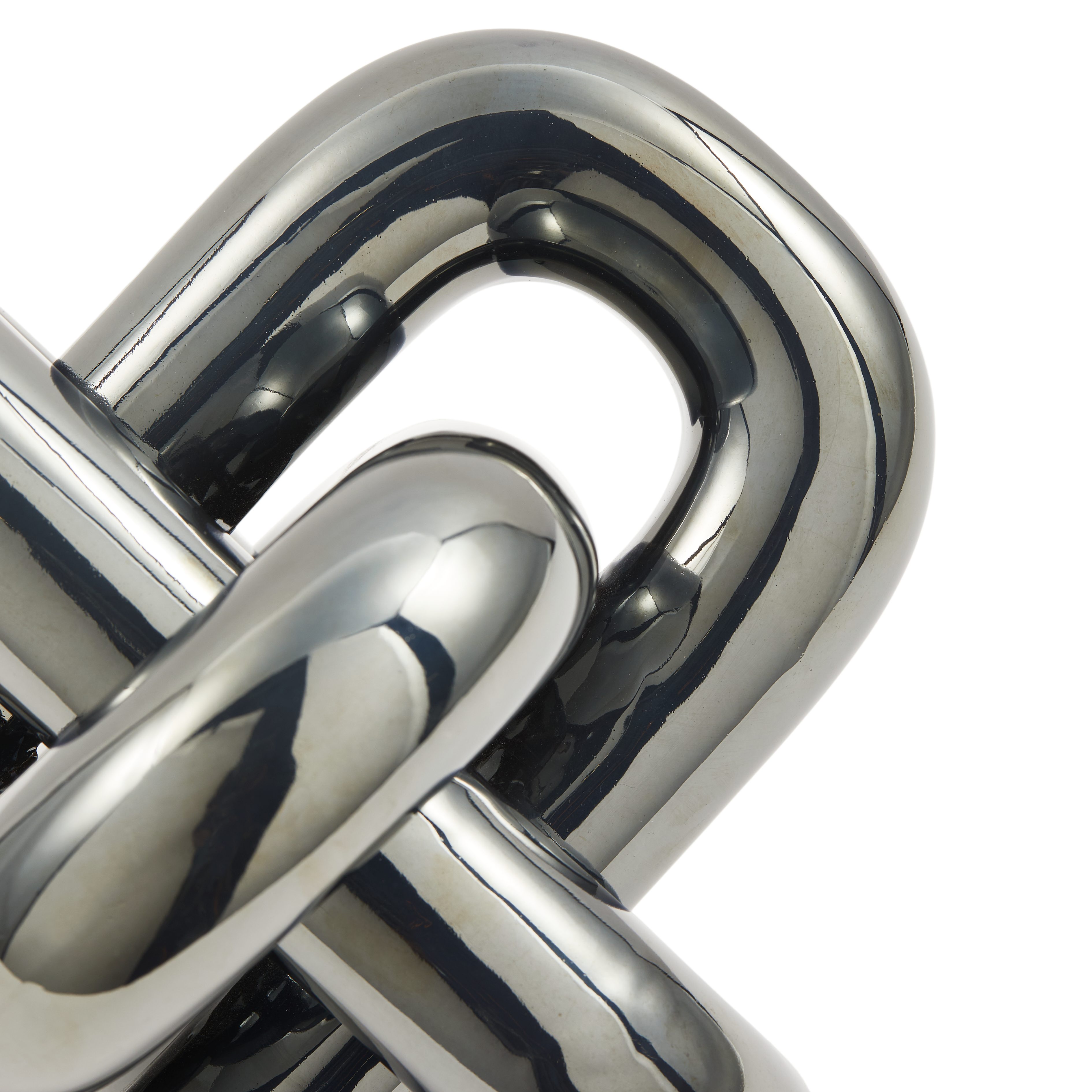 Figurka dekoracyjna MOVING CHAIN ciemnoszary