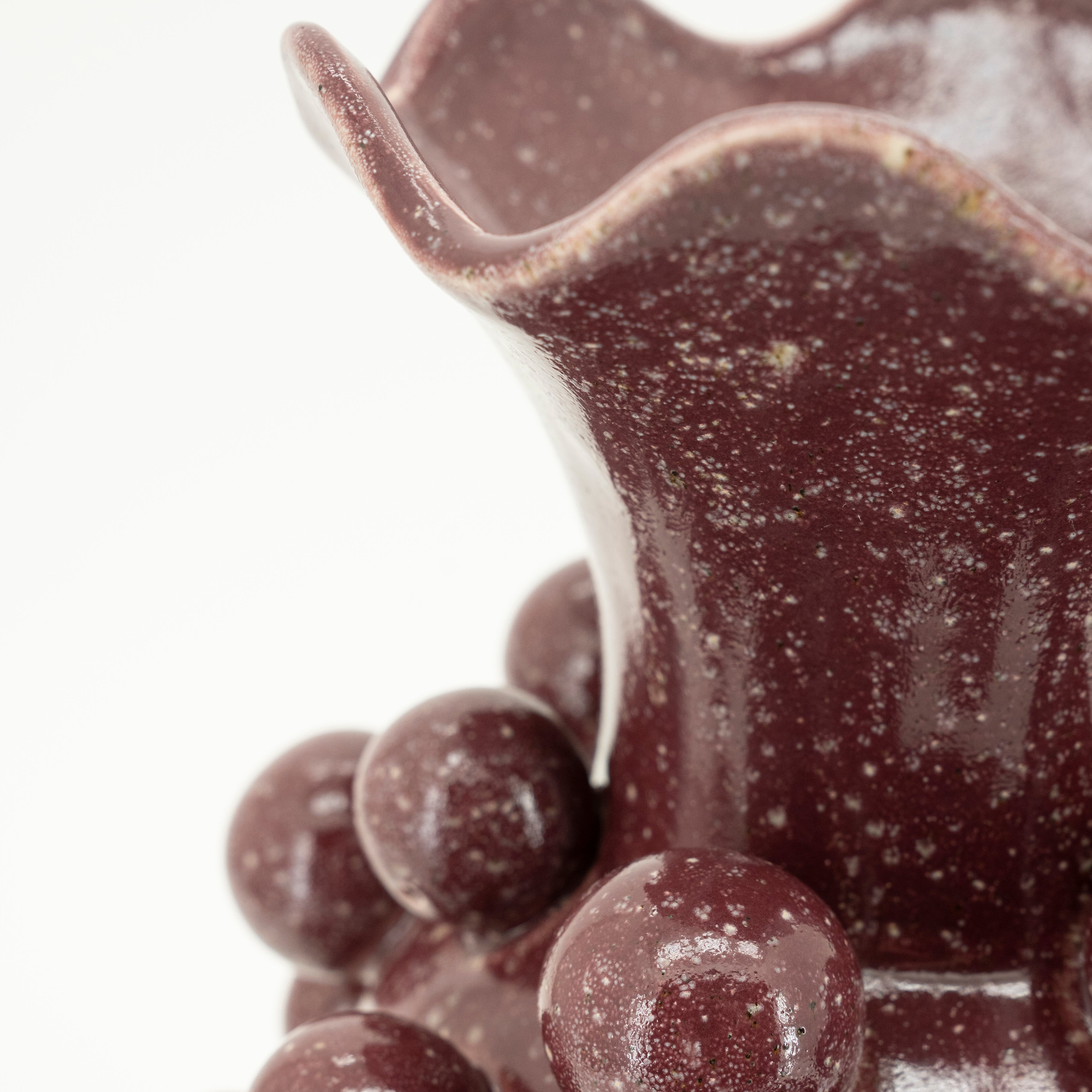 Wazon VIRO burgundowy