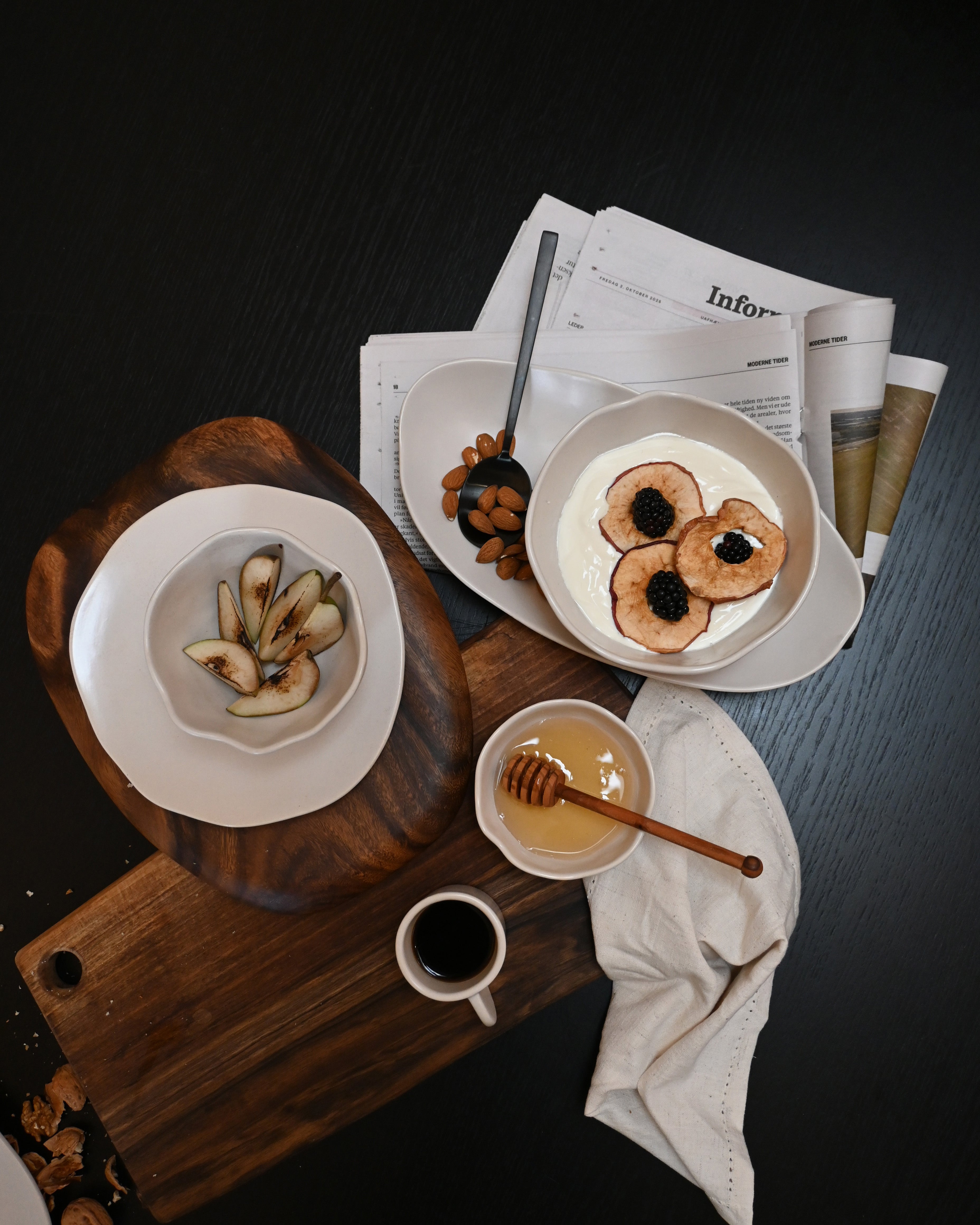 Zestaw misek NATIVE biała kamionka