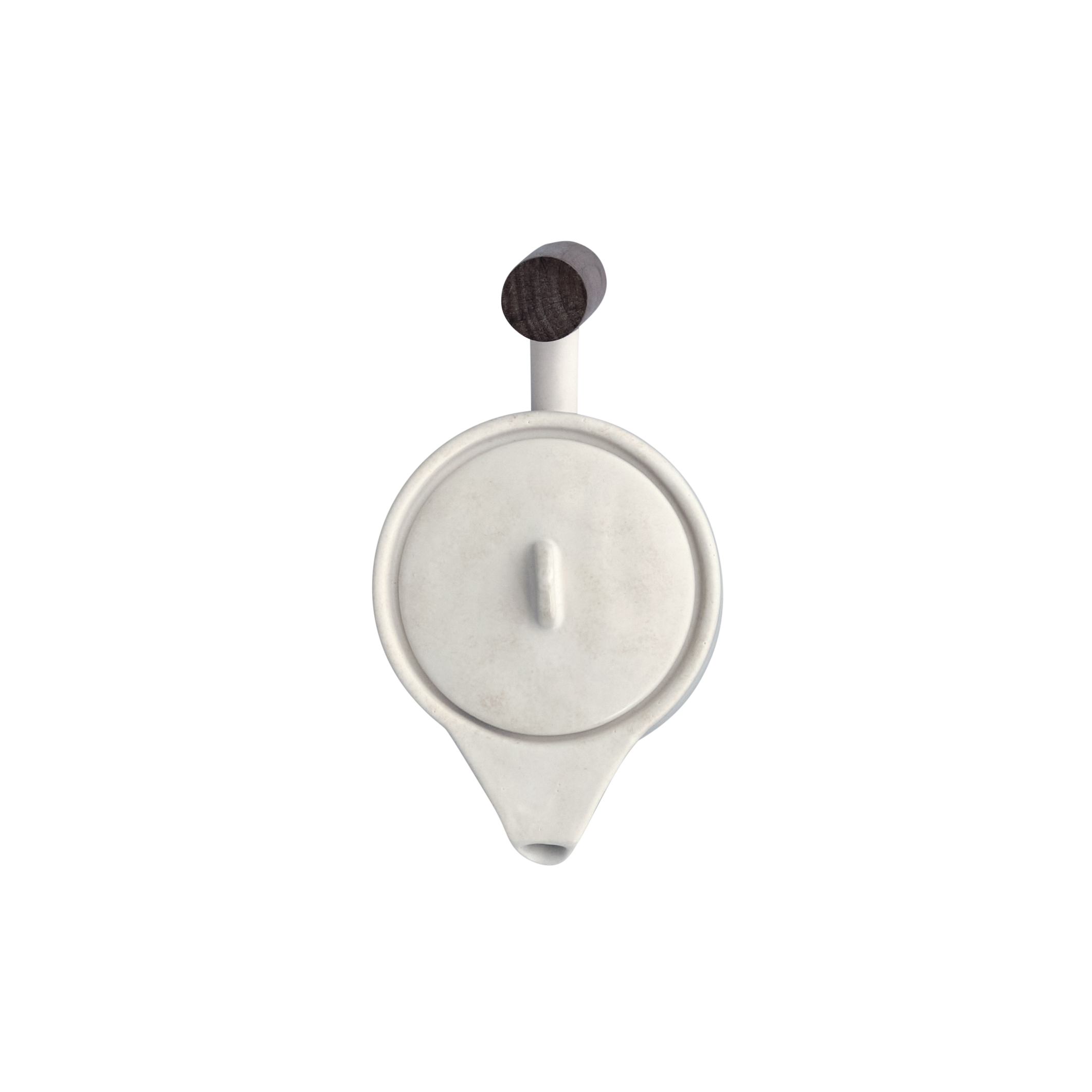 Dzbanek do herbaty NATIVE biała kamionka