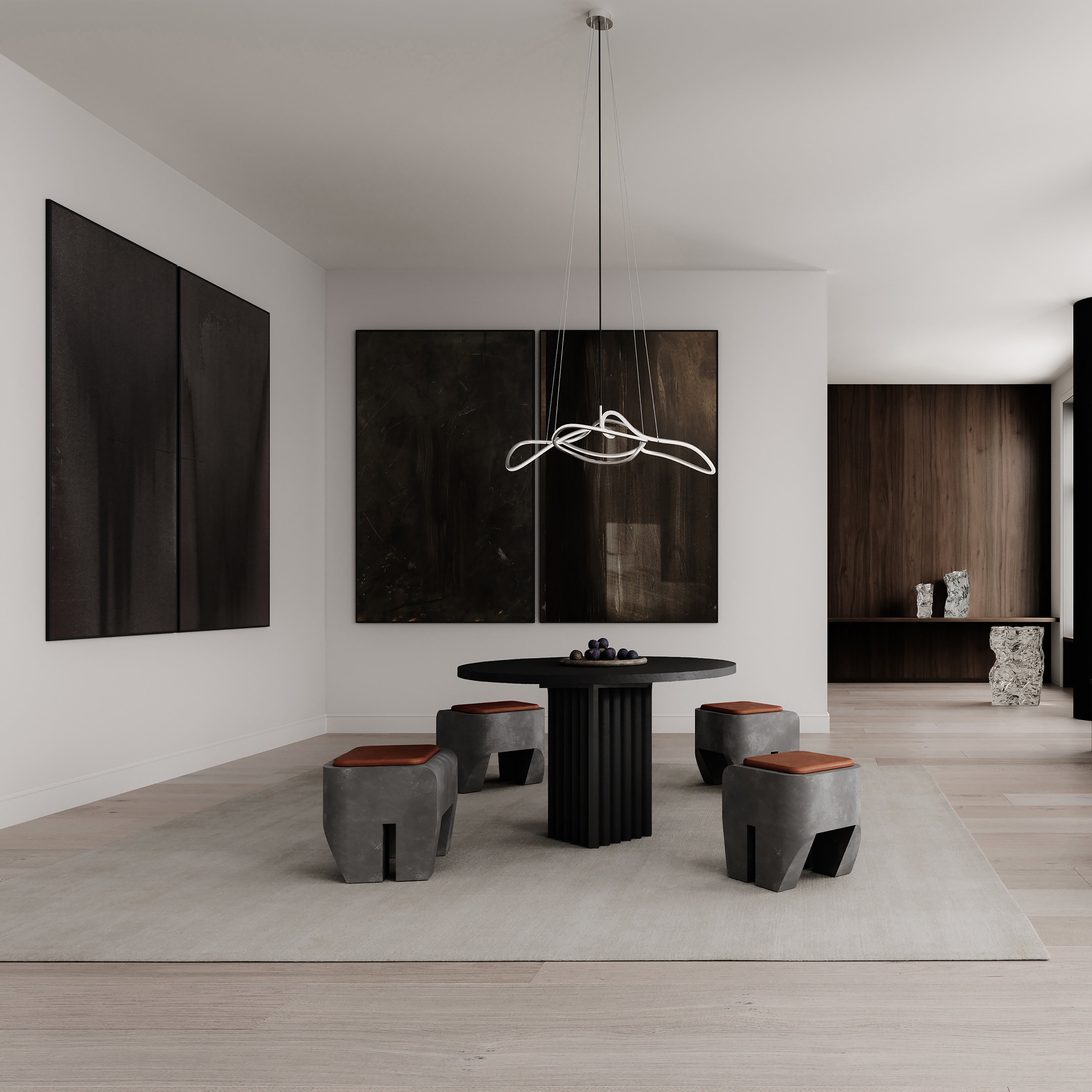 Żyrandol GHOST chrom