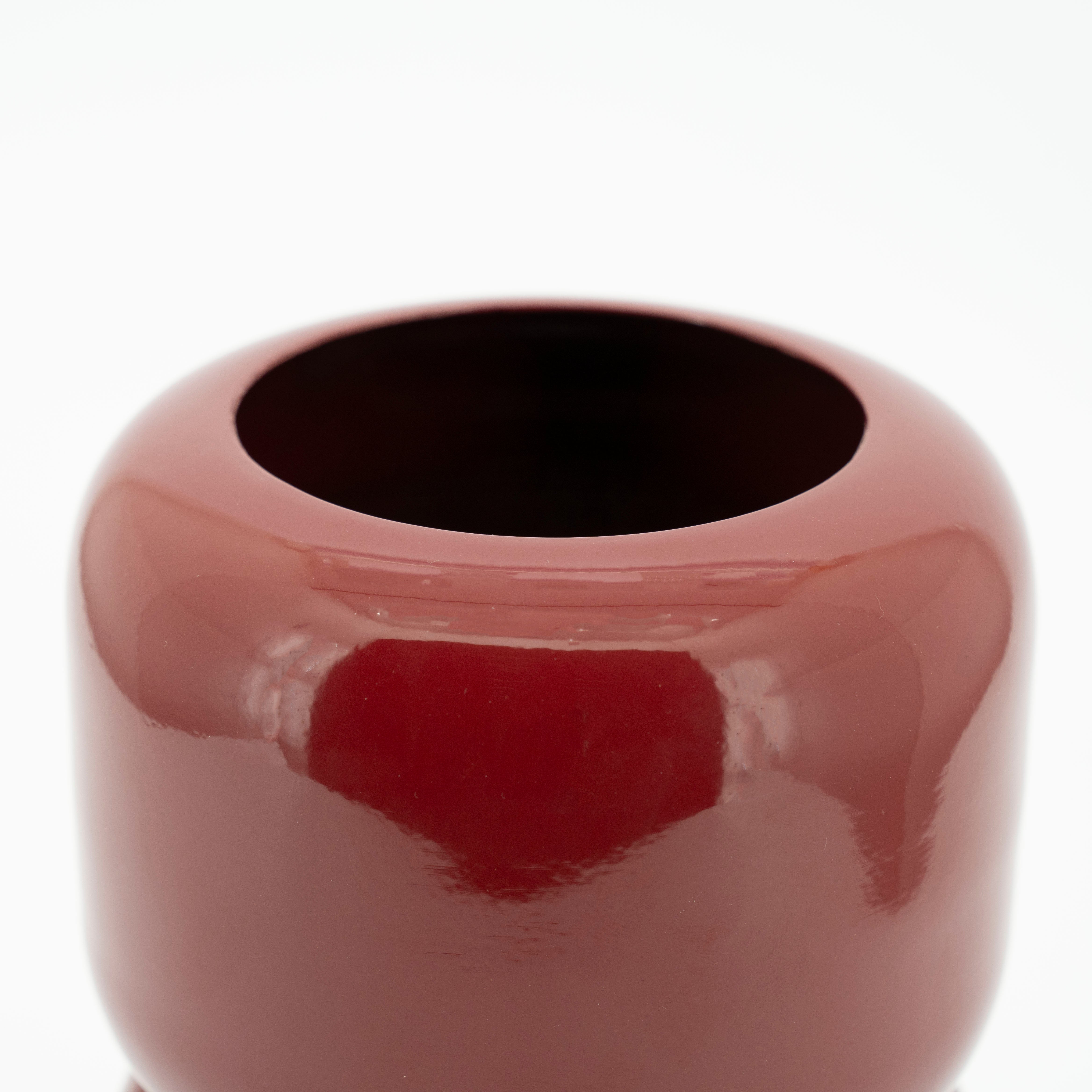 Wazon ROLLO burgundowy
