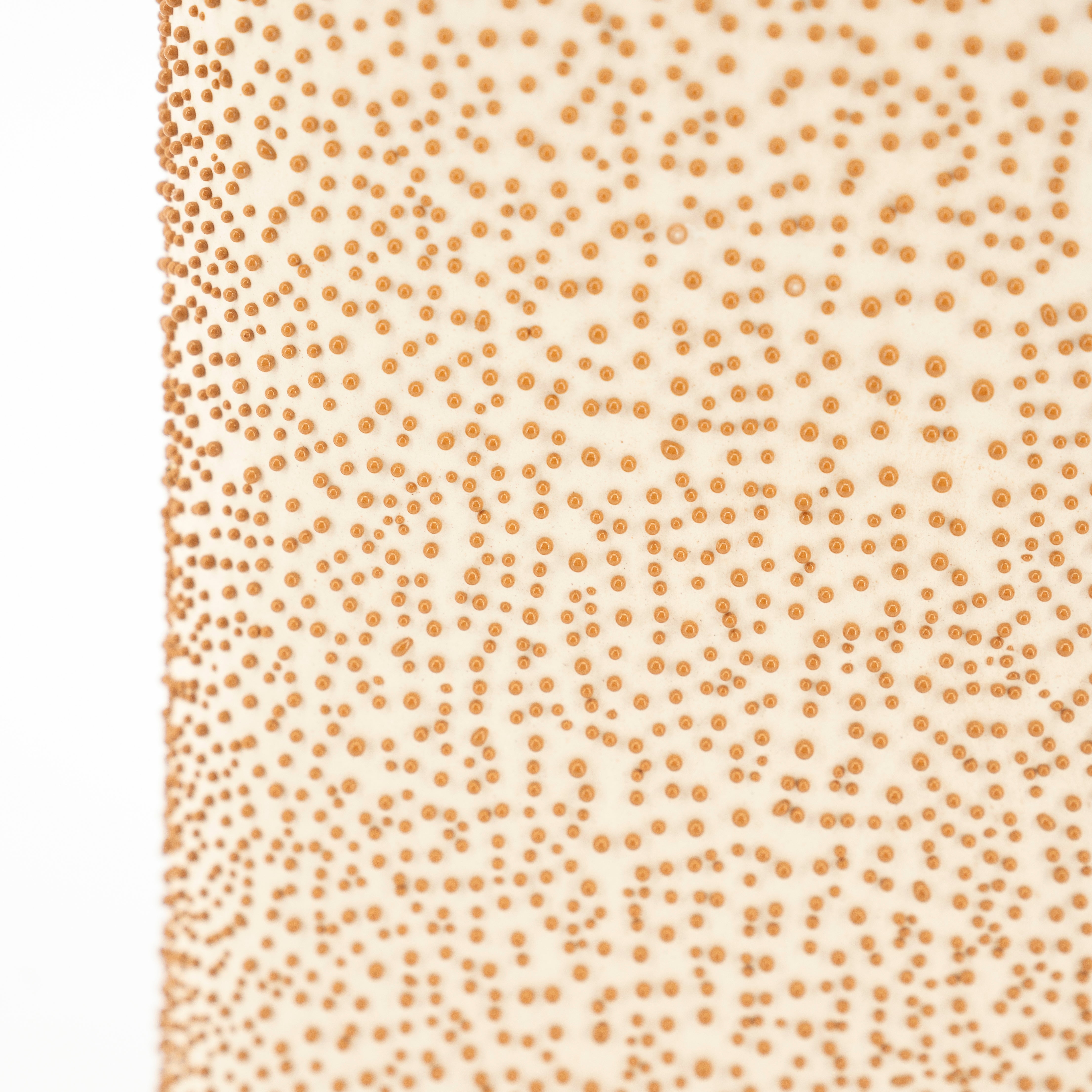 Wazon DOTANGLE żółta ceramika