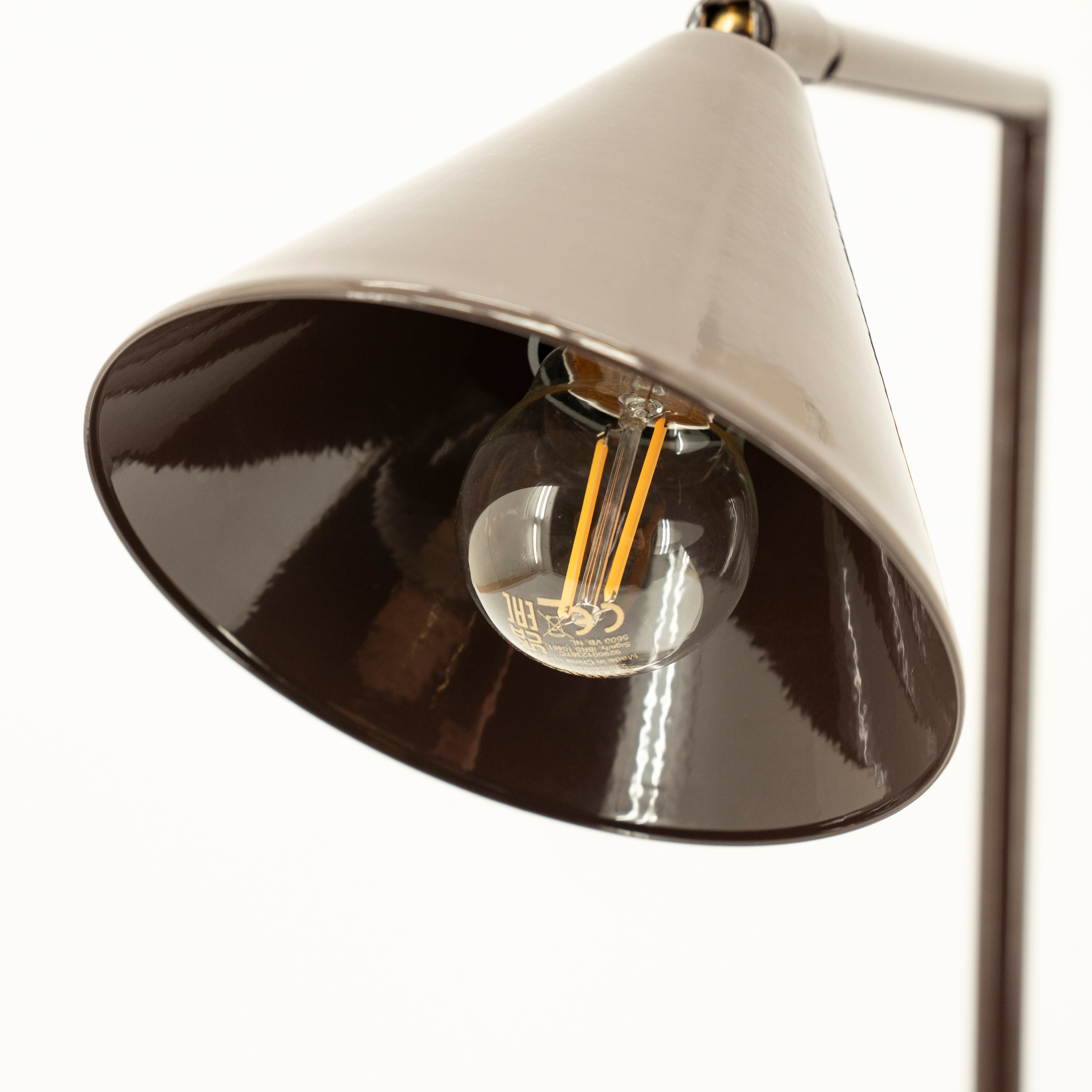 Lampa stołowa LUMINA brązowy marmur