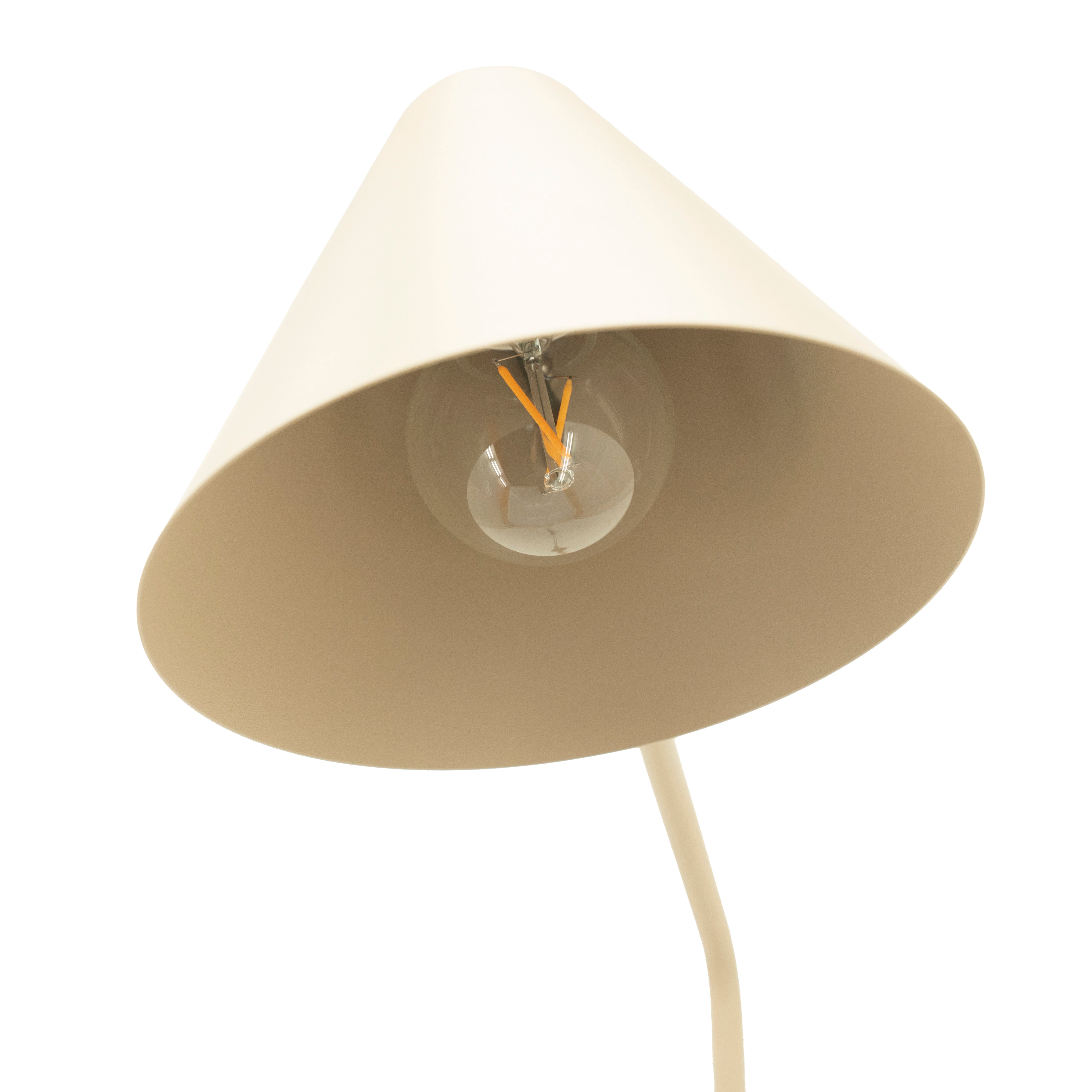 Lampa ścienna na wysięgniku CAPA kremowy