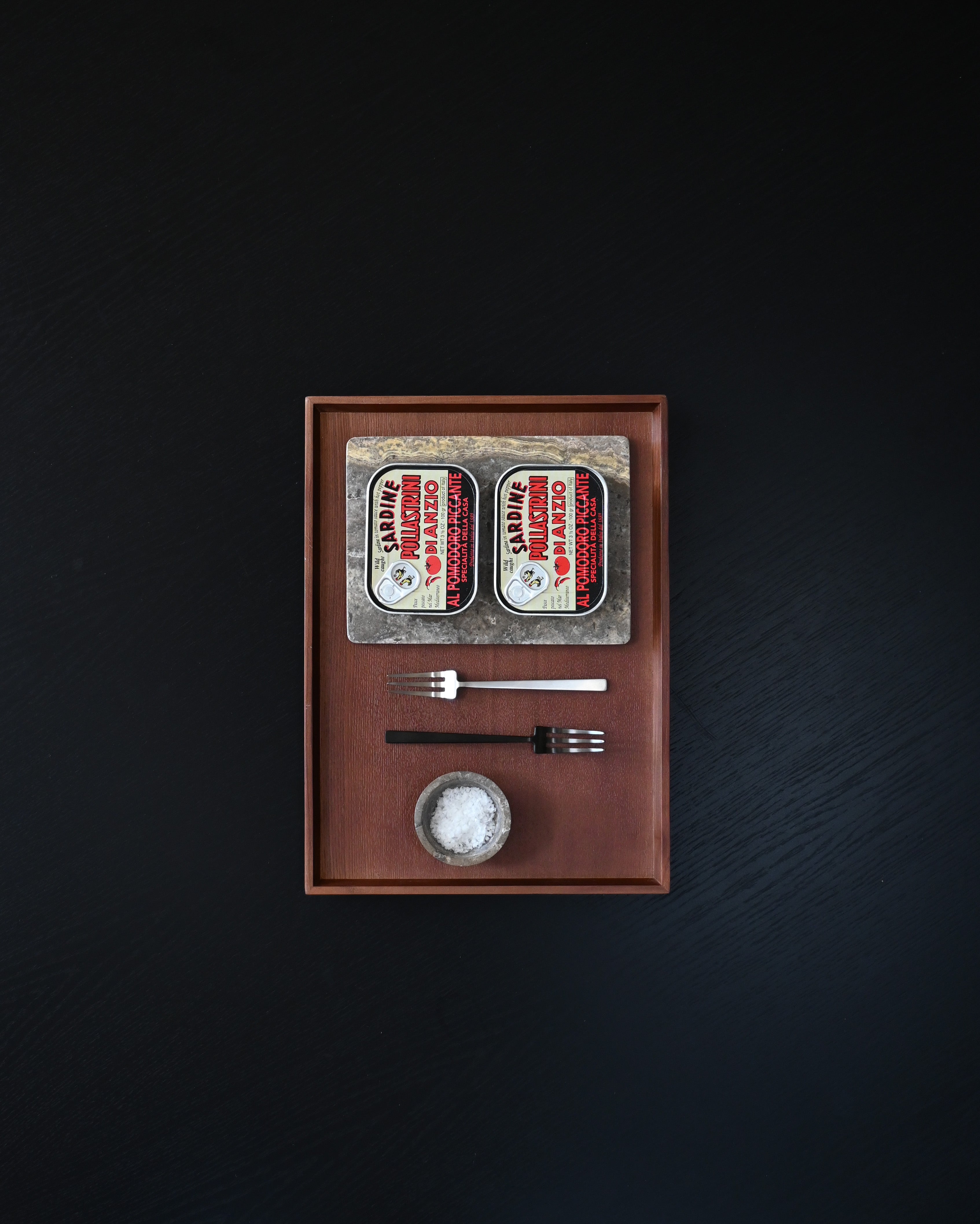 Zestaw widelczyków deserowych KOGEI czarny