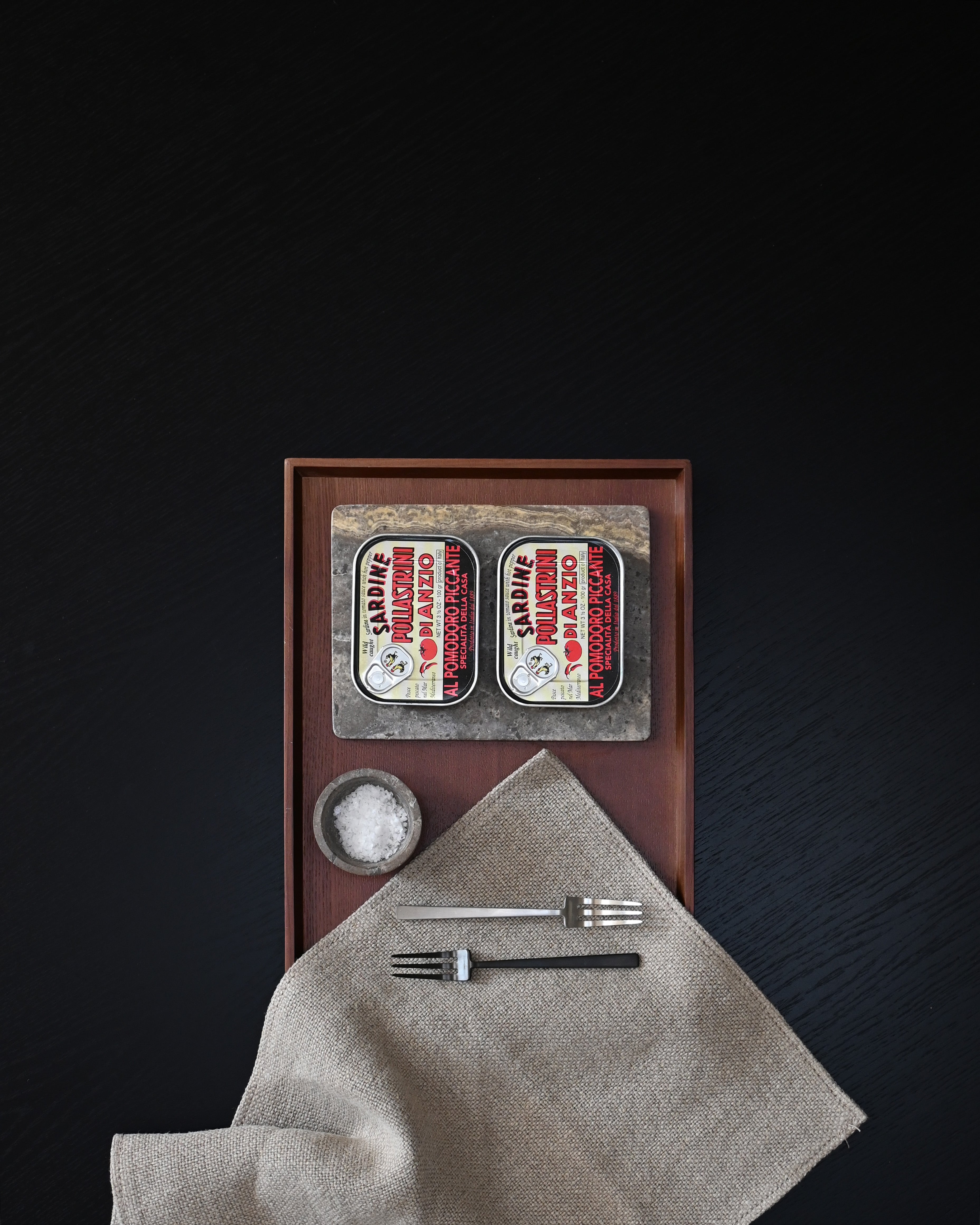 Zestaw widelczyków deserowych KOGEI czarny