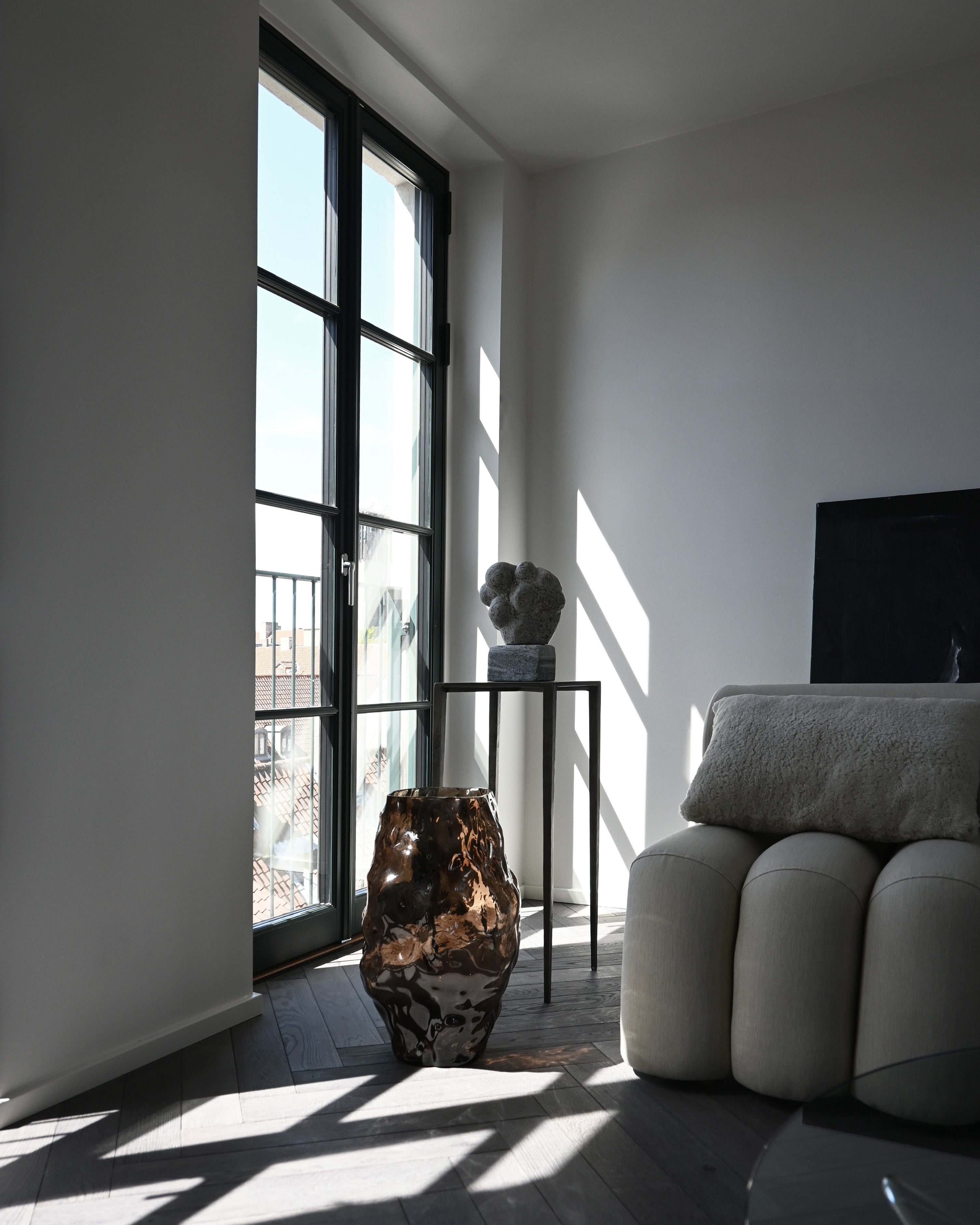 Wazon KATACHI brązowe szkło