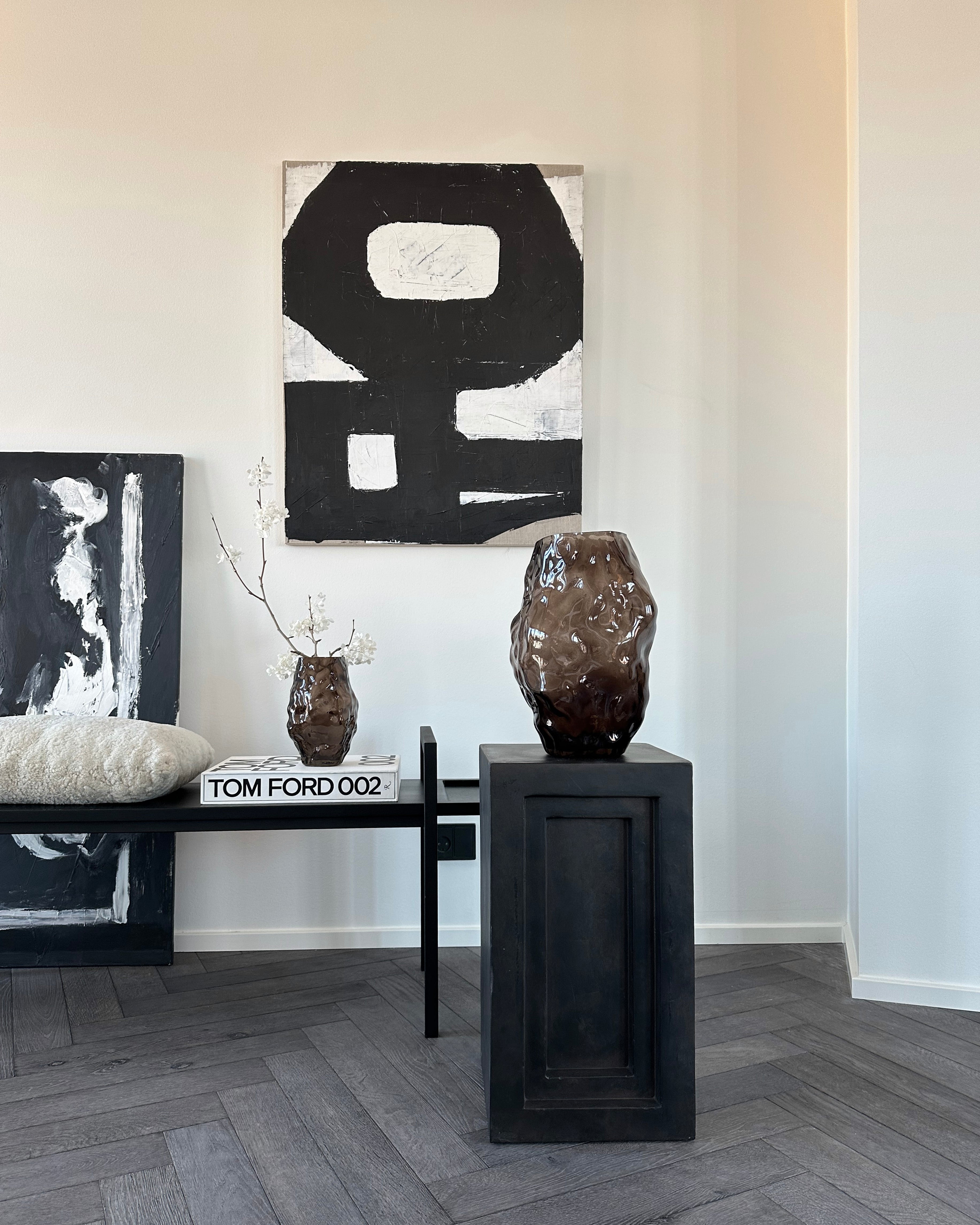 Wazon KATACHI brązowe szkło