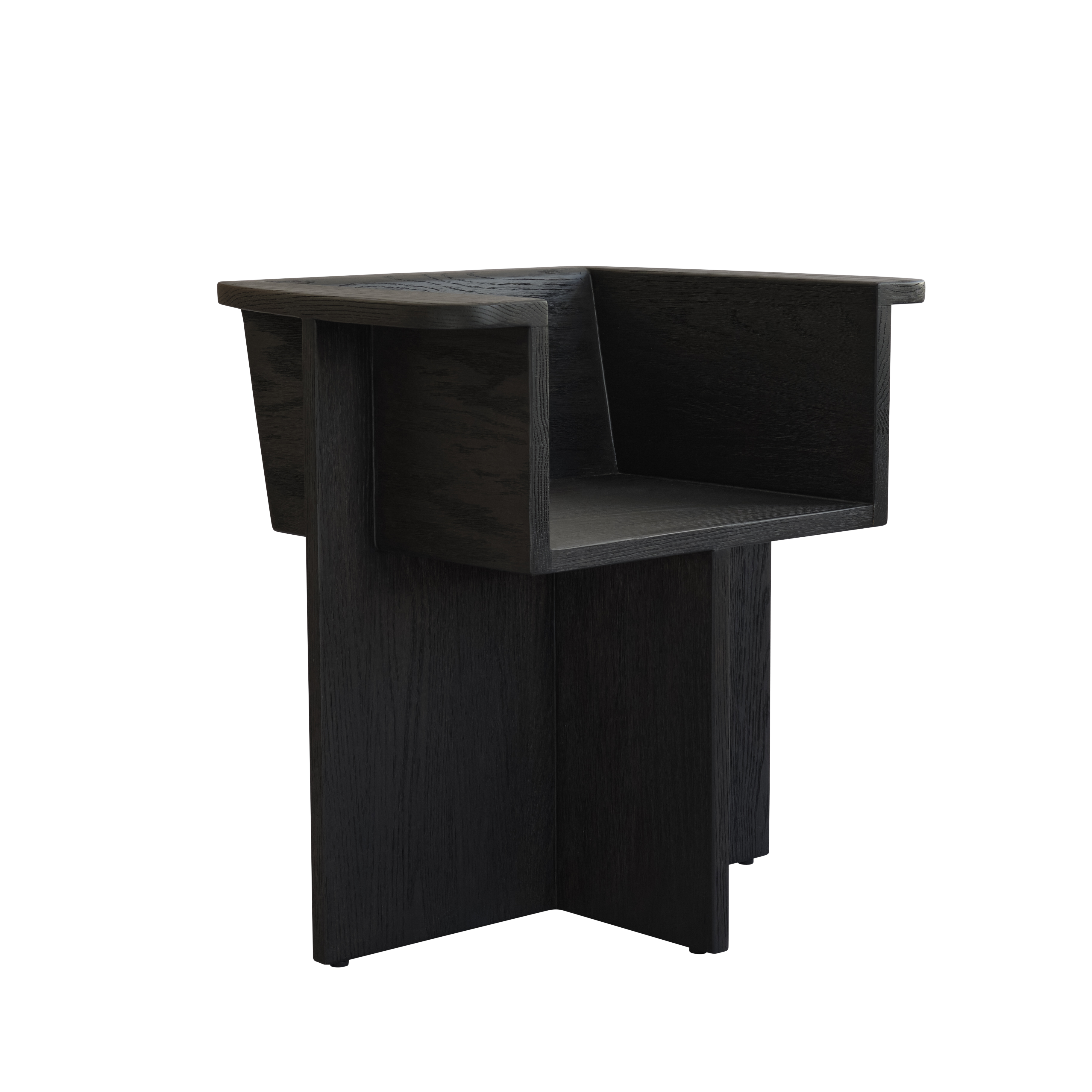 Stuhl BRUTUS schwarz Eiche