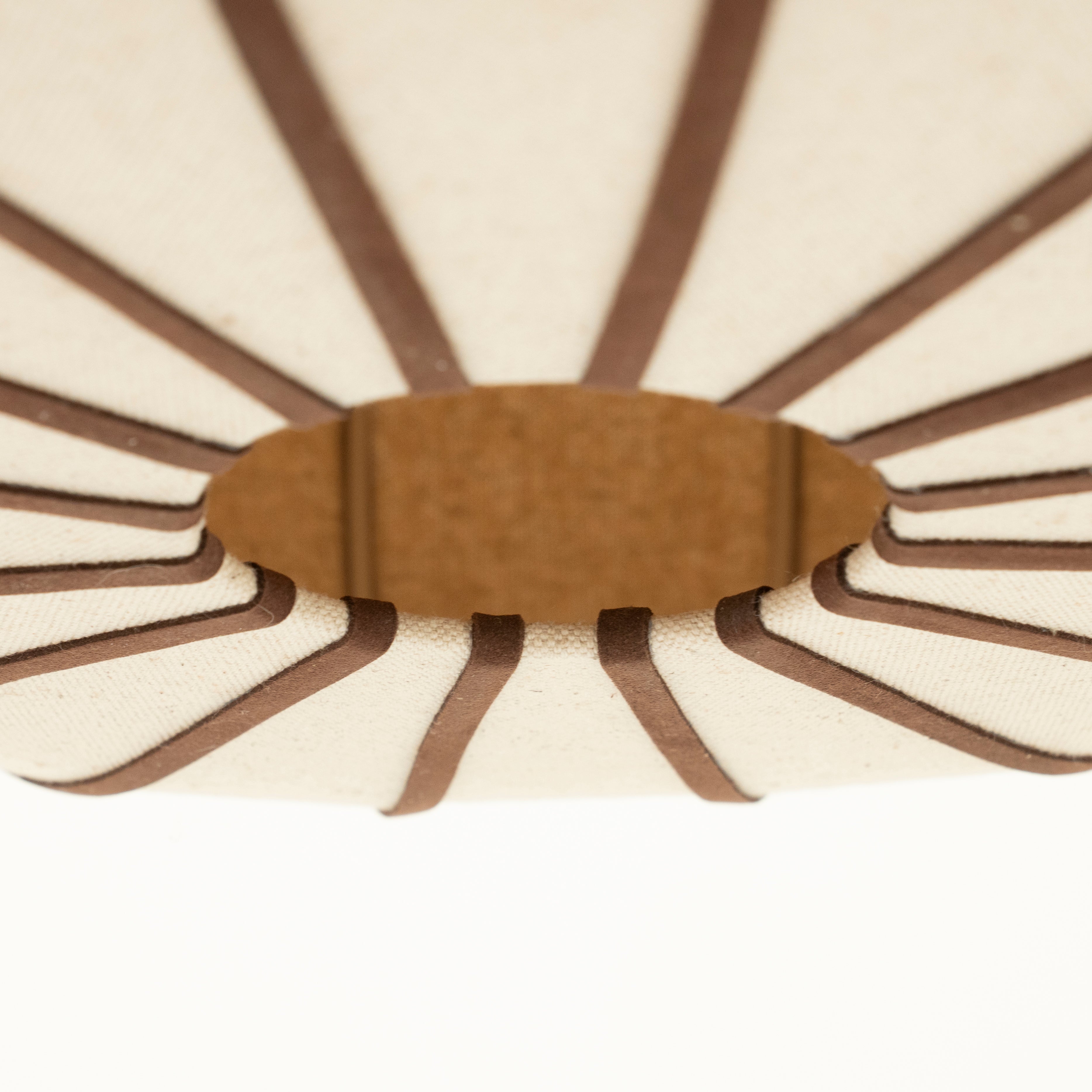 Lampa wisząca COCOON DUO beżowy z brązowym wykończeniem
