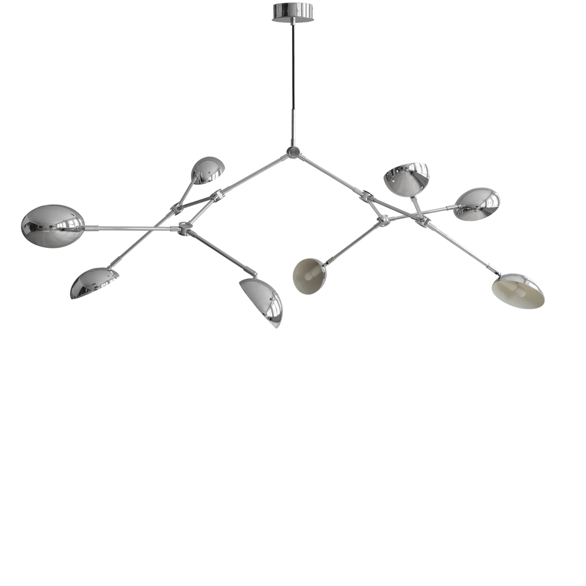 Żyrandol DROP chrom