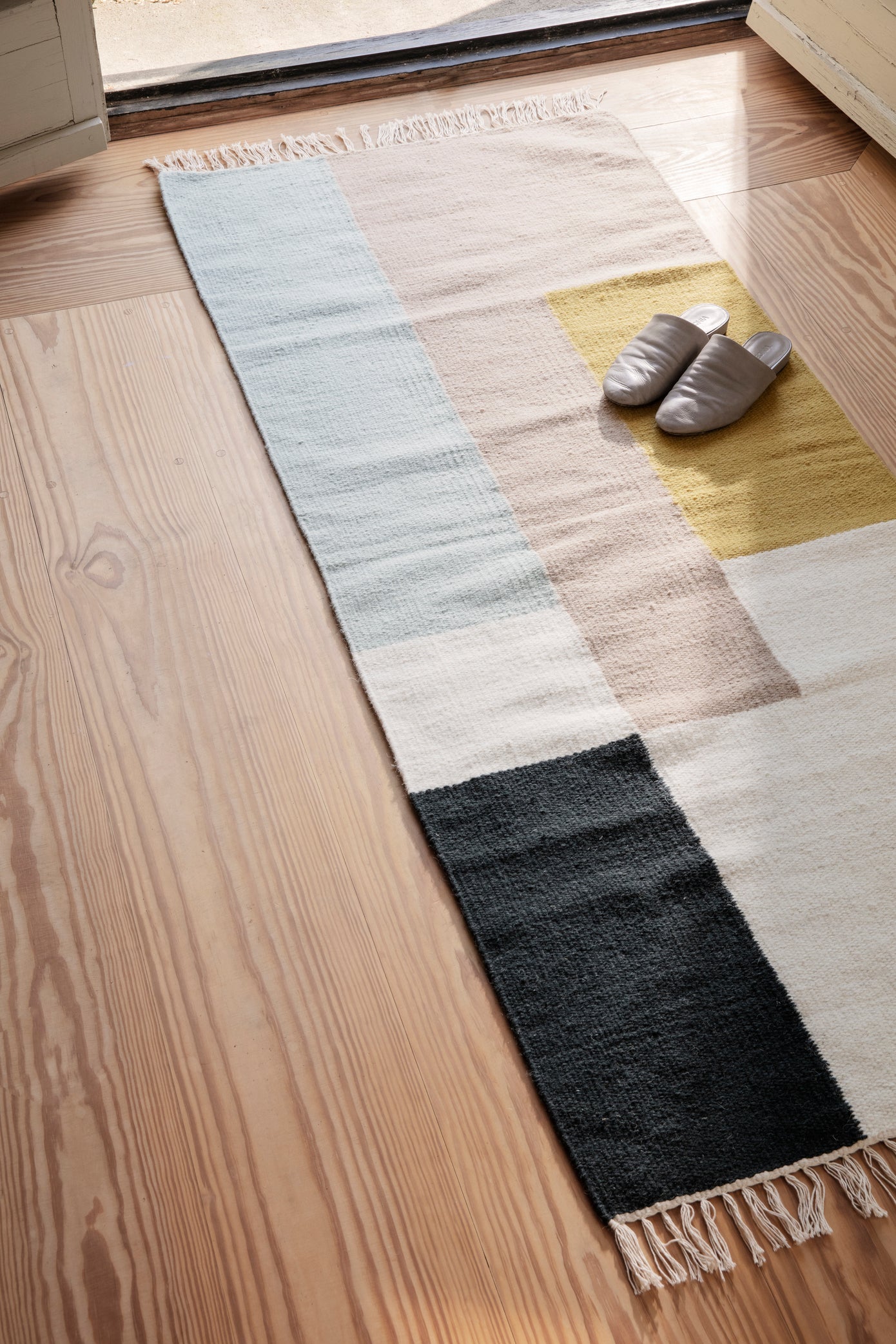 KELIM SQUARES colorful runner