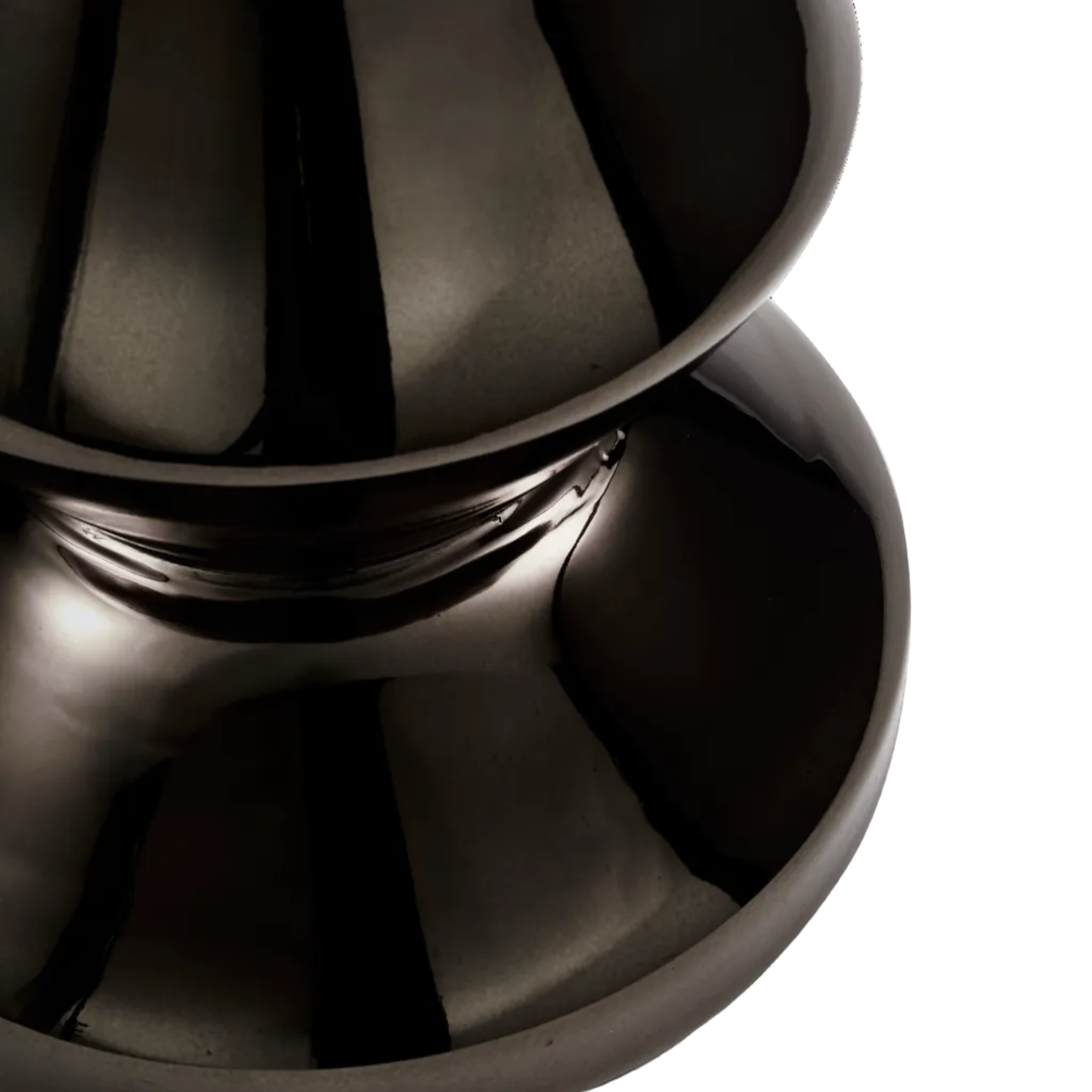 Stołek ZIG ZAG METAL czarny