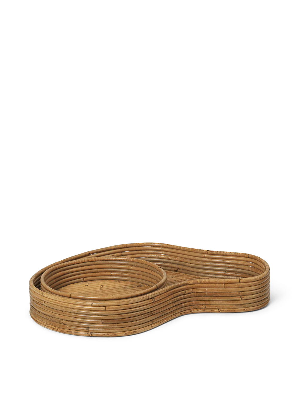 Zestaw tac ISOLA rattan