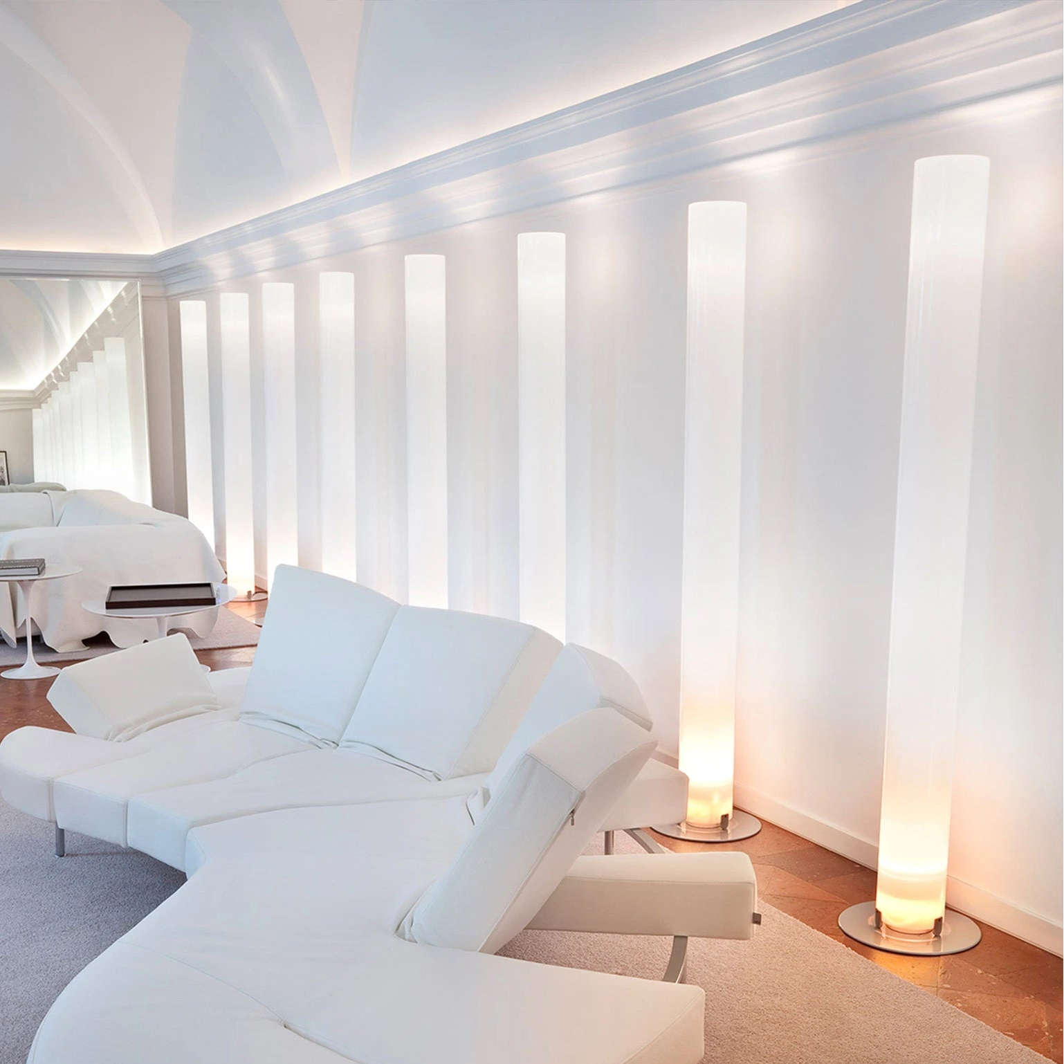 Lampa podłogowa STYLOS biały