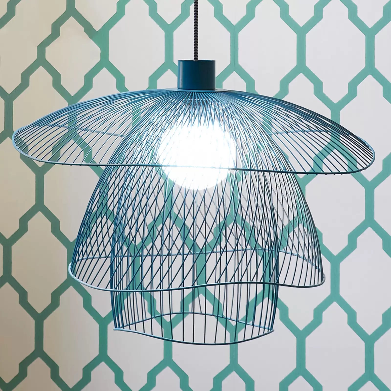 Lampa wisząca PAPILLON niebieski