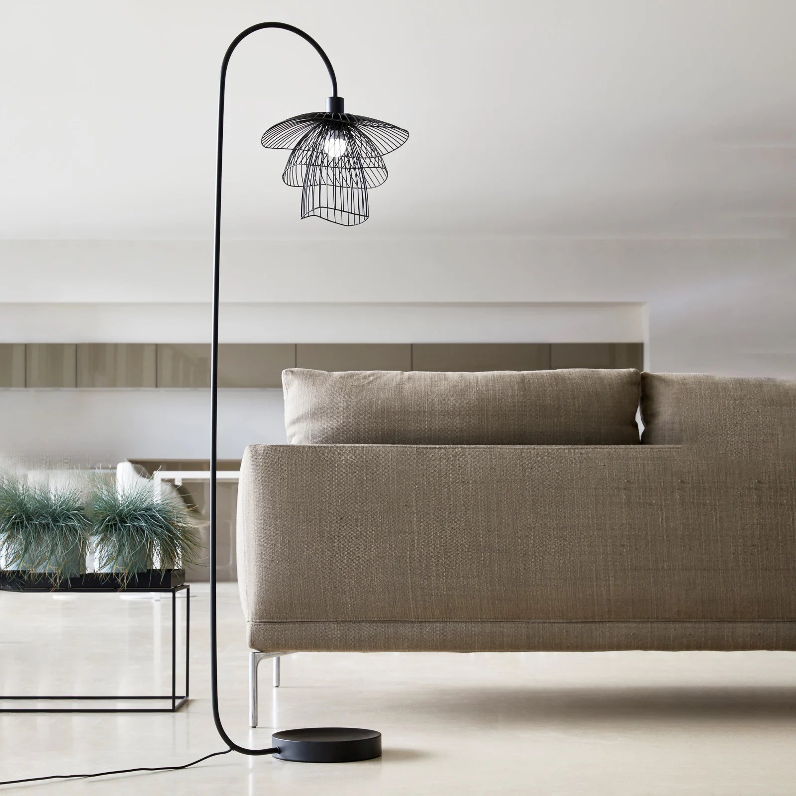 Lampa podłogowa PAPILLON czarny