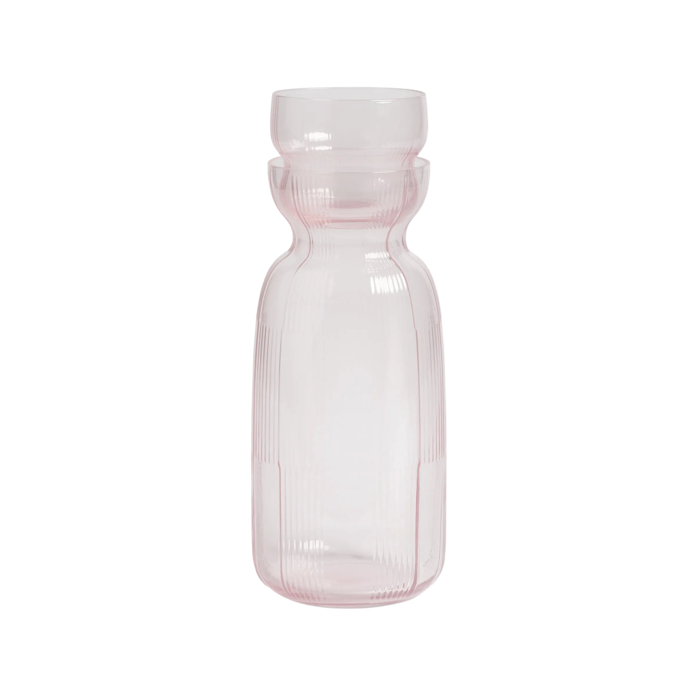 Circus Carafe Pink Glass
