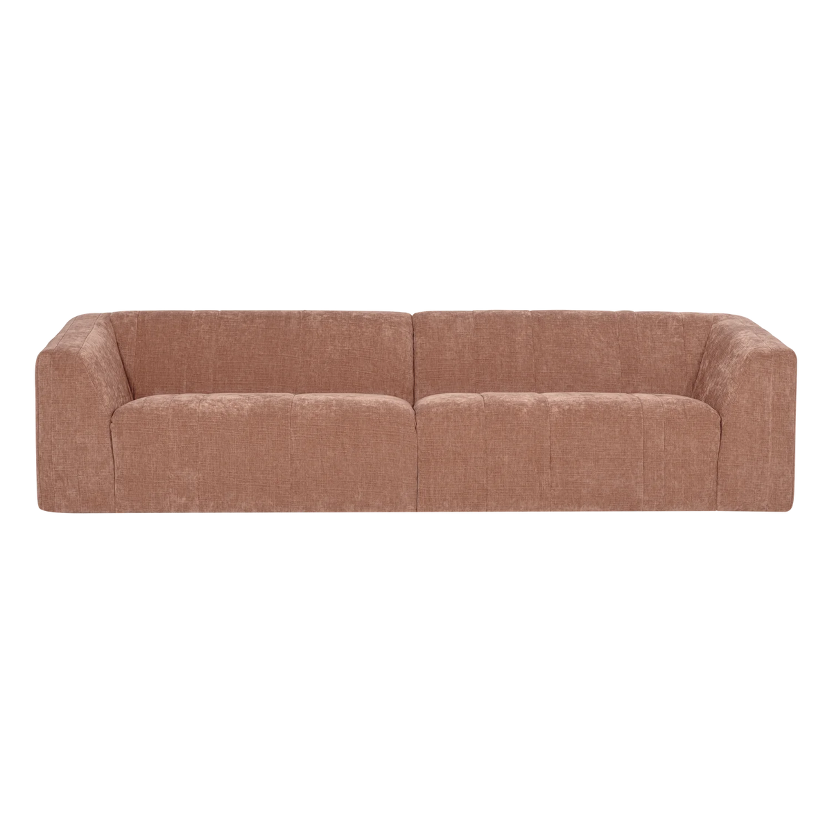 Sofa 4-osobowa OMAIRE różowy szenil