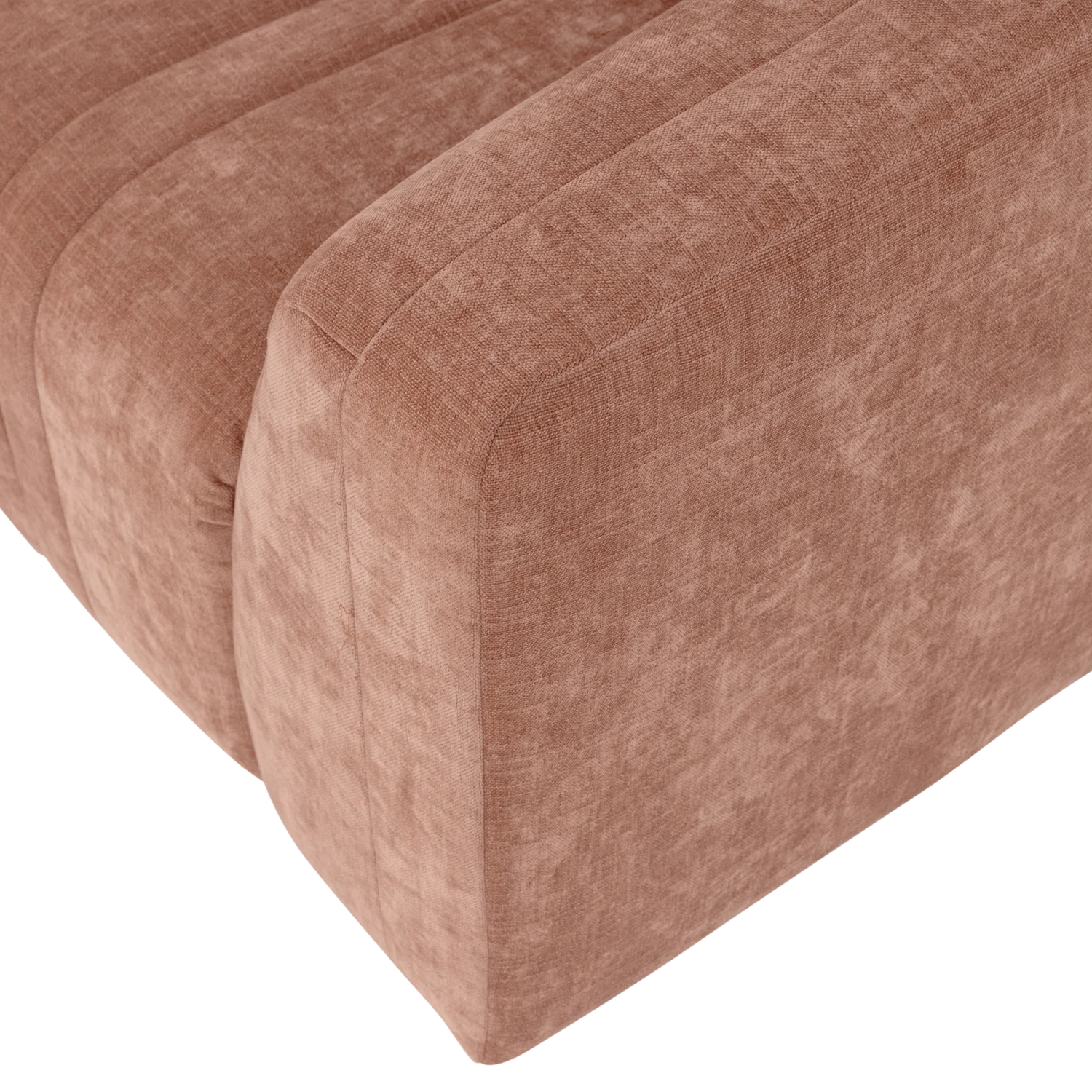 Sofa 4-osobowa OMAIRE różowy szenil