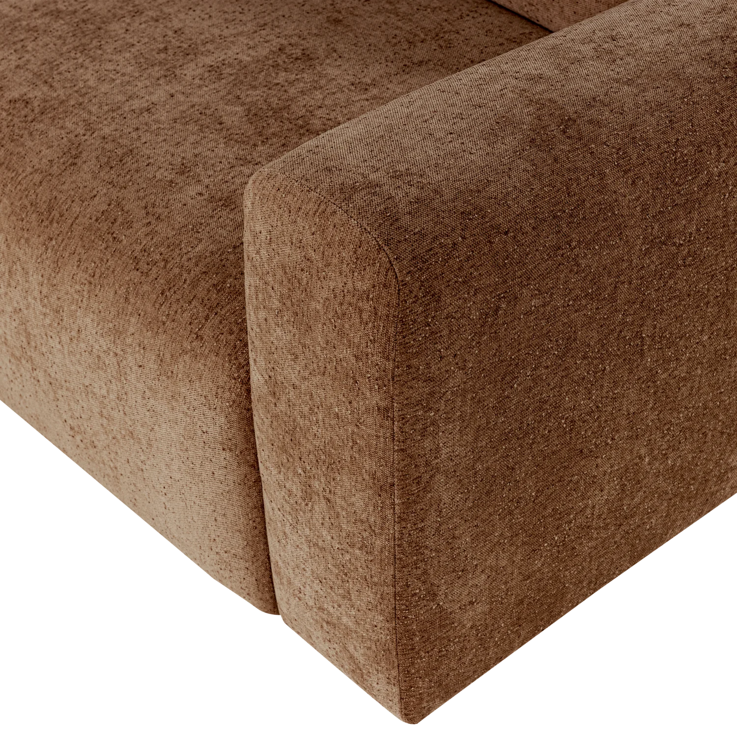Sofa 3-osobowa UMINA brązowy szenil