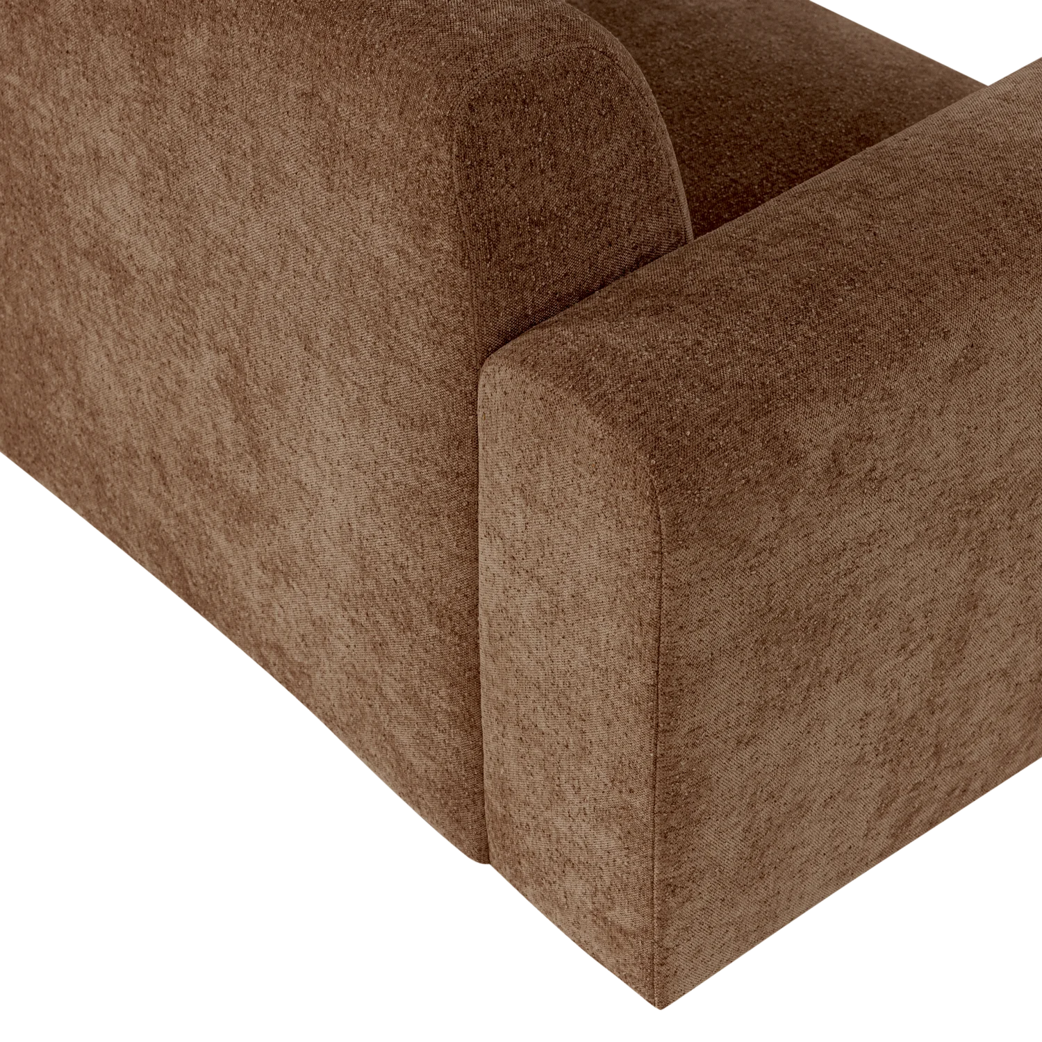 Sofa 3-osobowa UMINA brązowy szenil