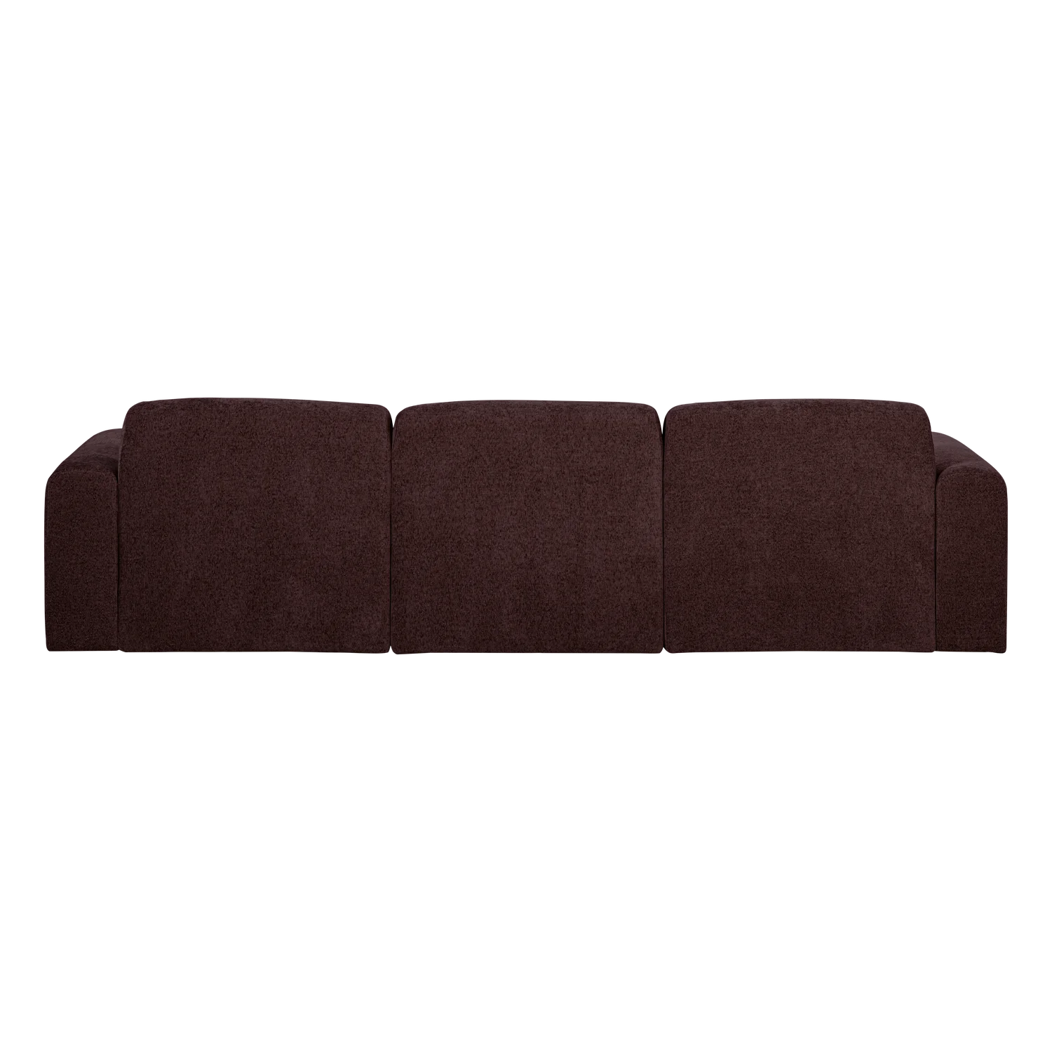 Sofa 3-osobowa UMINA ciemny burgundowy szenil