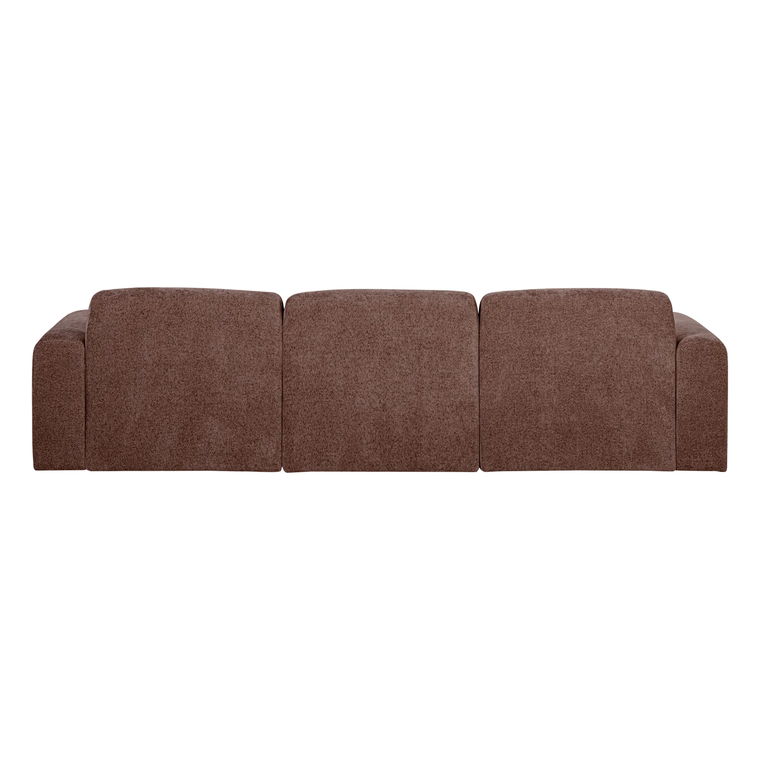 Sofa 3-osobowa UMINA różowo-brązowy szenil