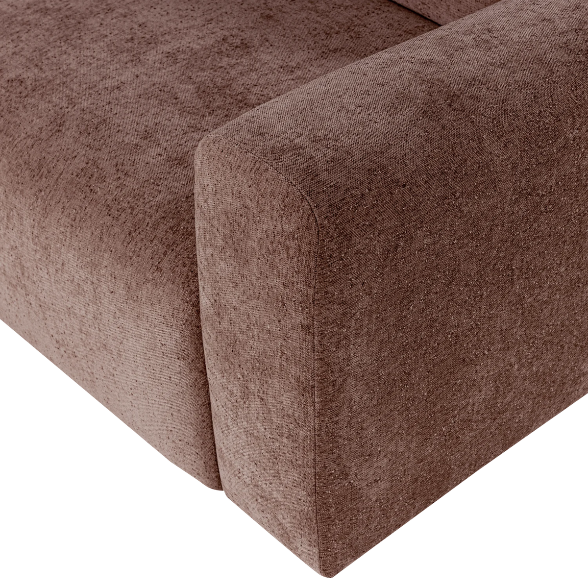 Sofa 3-osobowa UMINA różowo-brązowy szenil