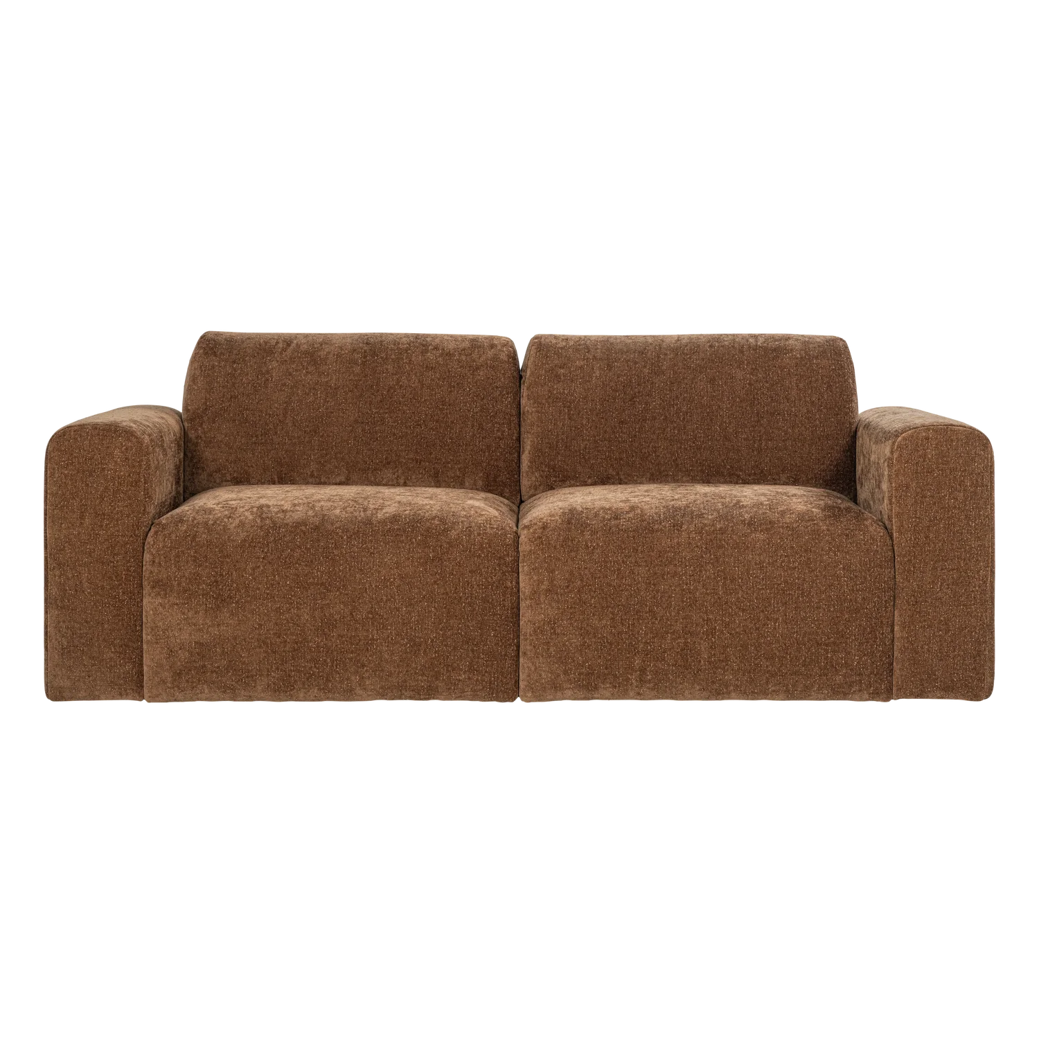 Sofa 2-osobowa UMINA brązowy szenil