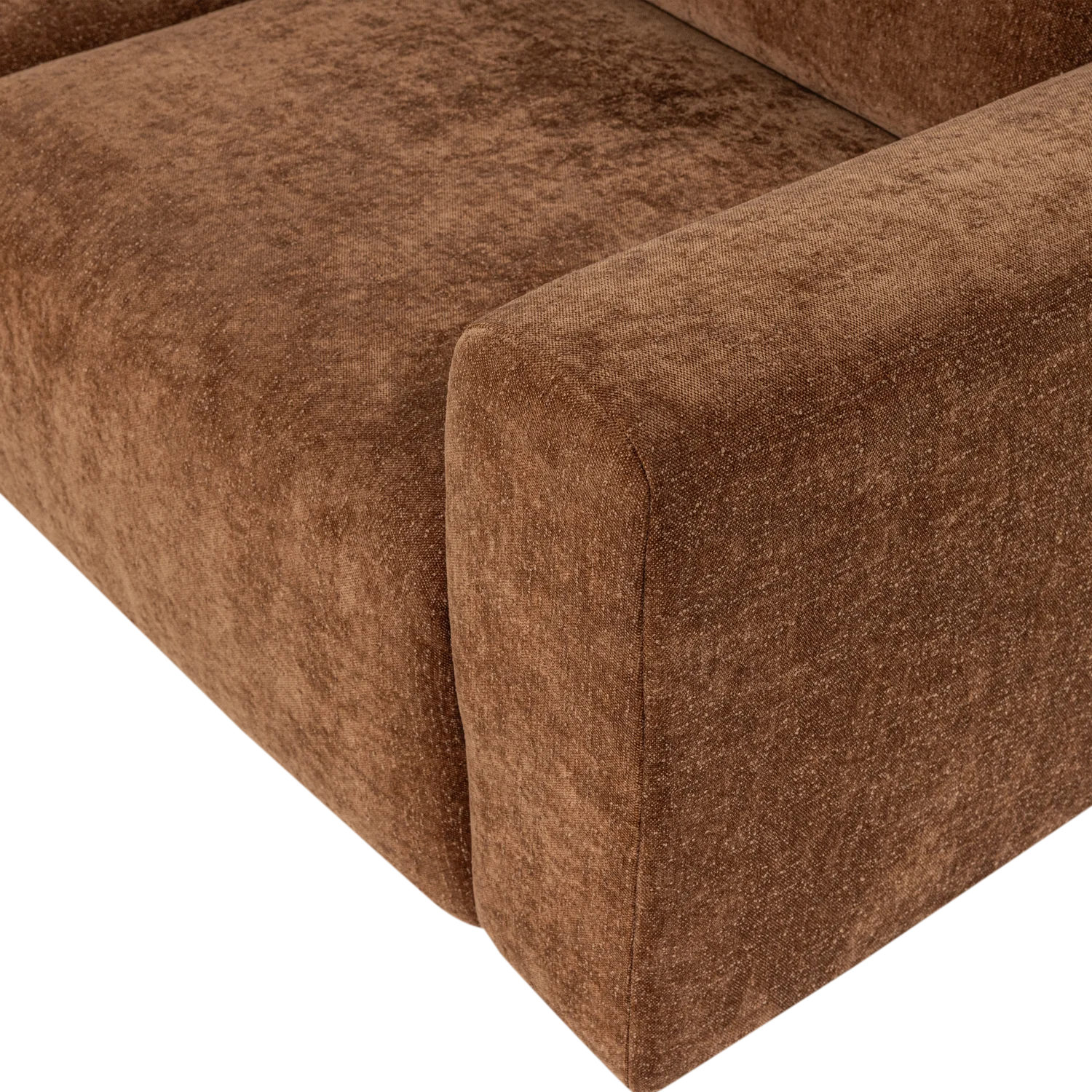 Sofa 2-osobowa UMINA brązowy szenil