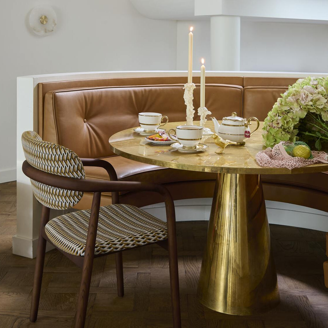 FLOCK OF BIRDS Candle Holder Set Gold