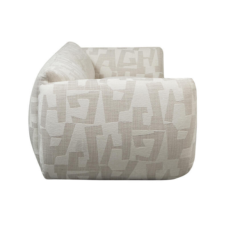 2.5-Seater Sofa AMSTERDAM in Light Beige Pattern